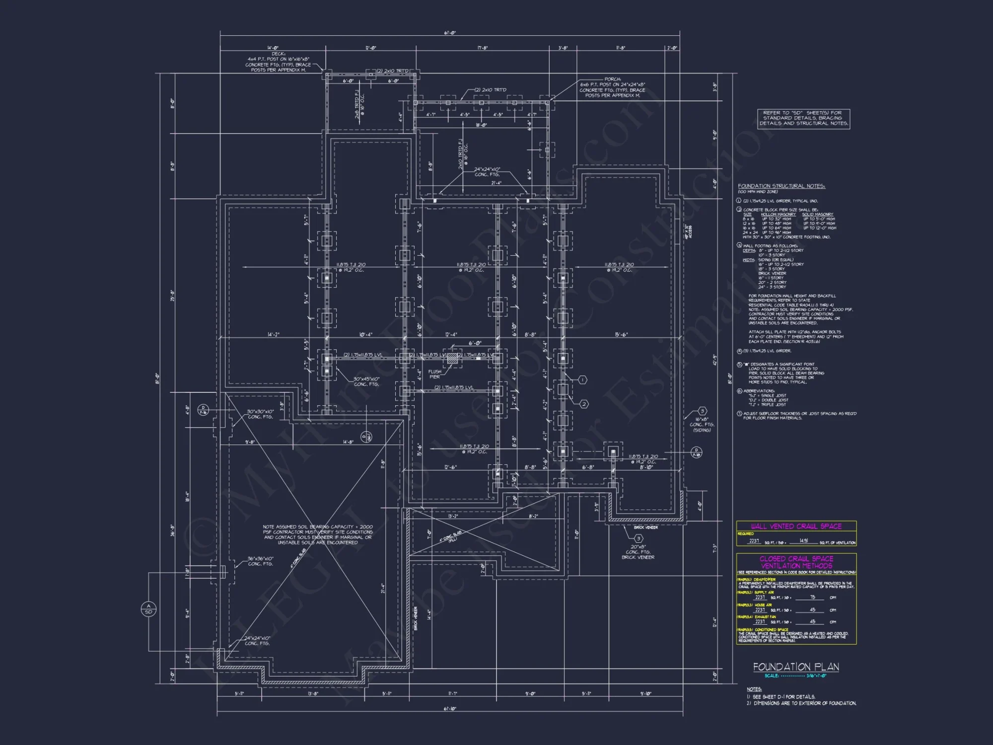 Elegant house Plan with Floor Plan, CAD Blueprint & Designs
