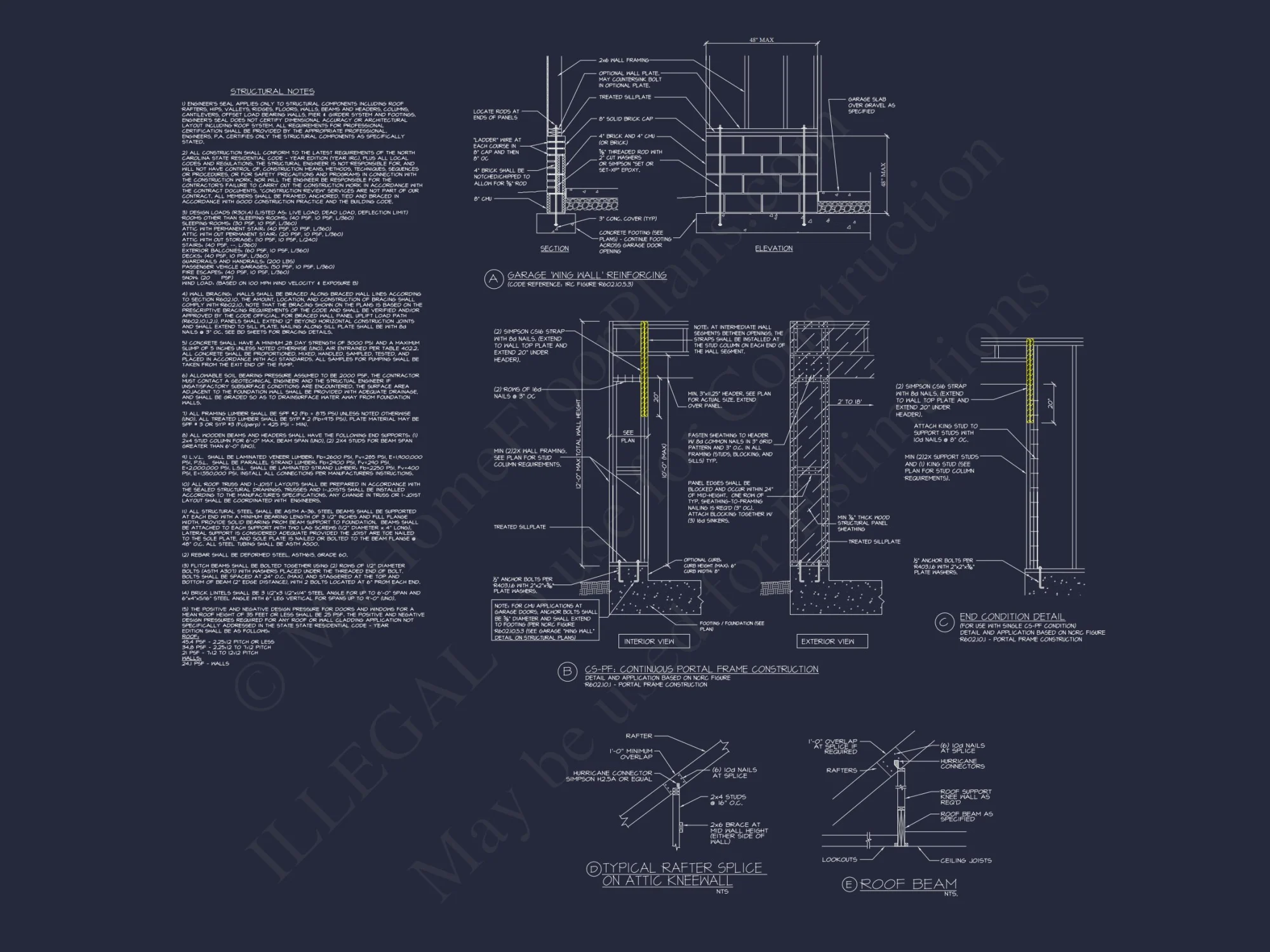 Custom house Plan with 4 Beds, CAD Blueprint, and Features