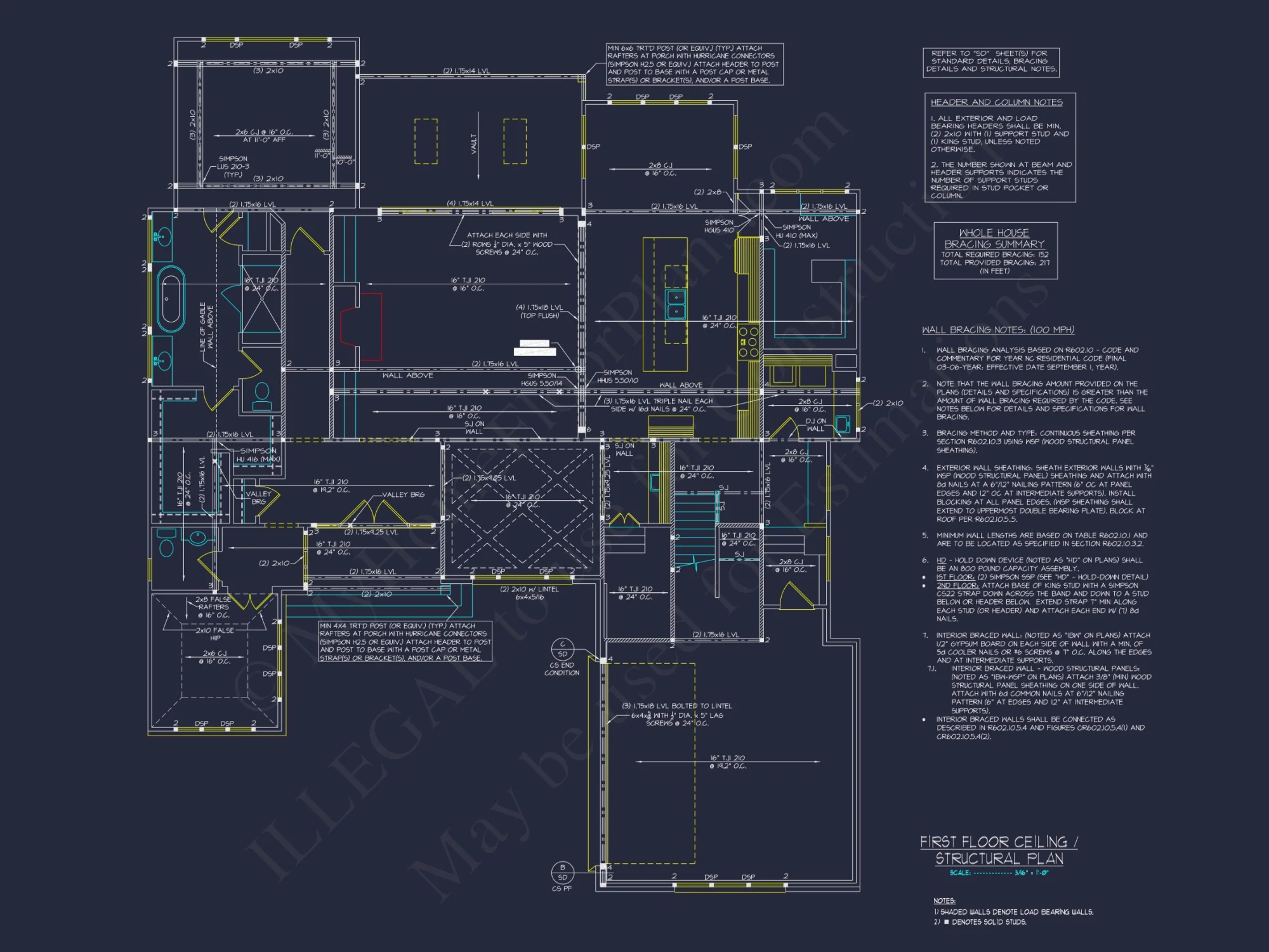 Custom house Plan with 4 Beds, CAD Blueprint, and Features