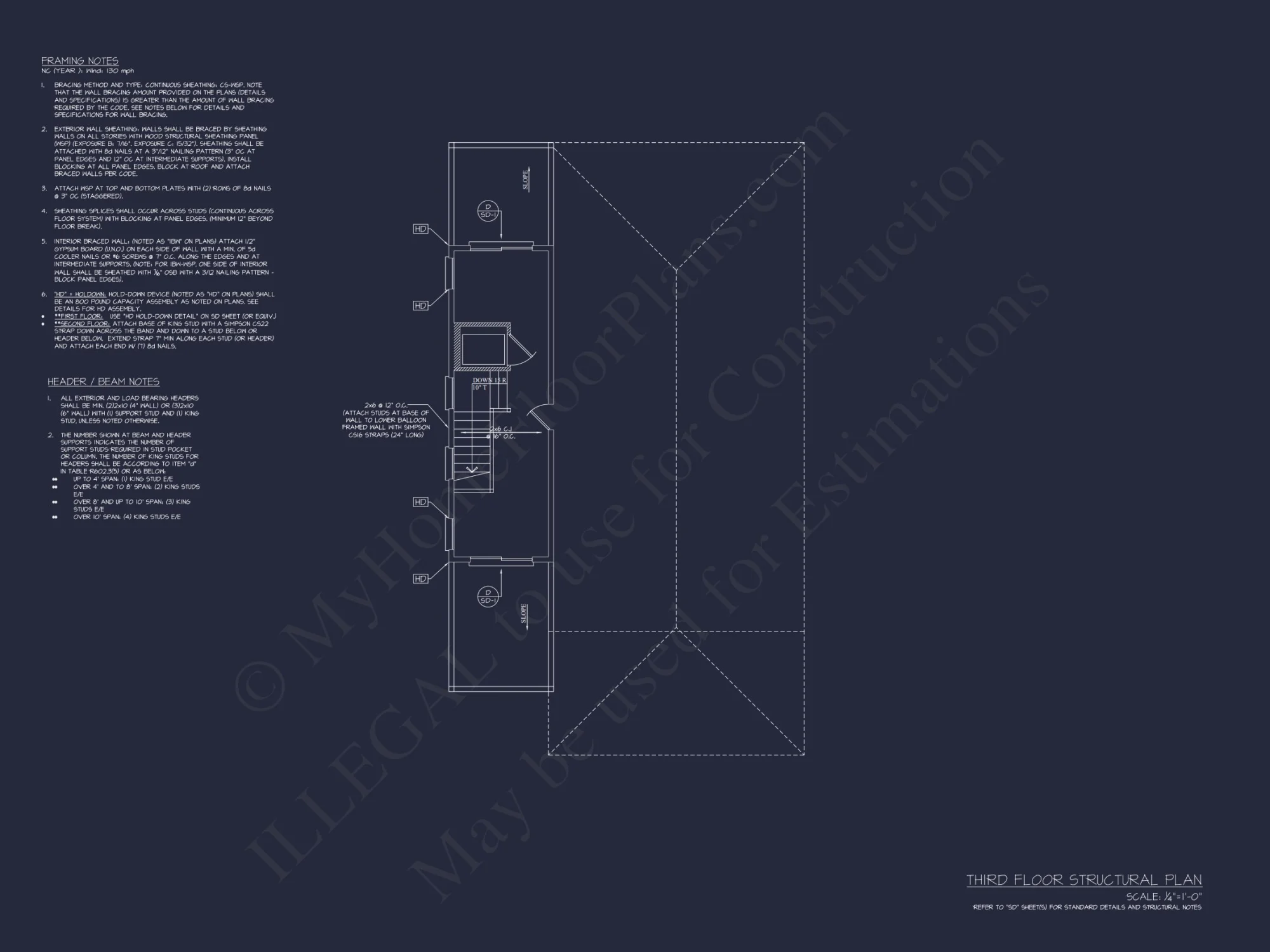 Coastal house Plan with 3 Floors, CAD Designs, & Blueprints