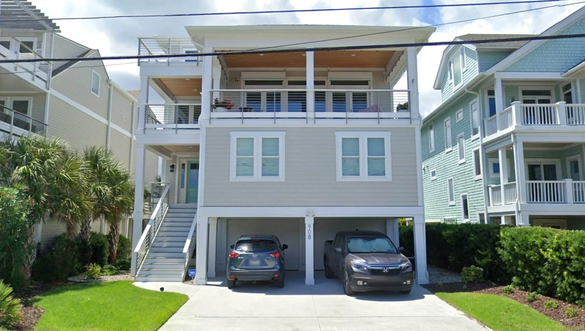 Coastal house Plan with 3 Floors, CAD Designs, & Blueprints