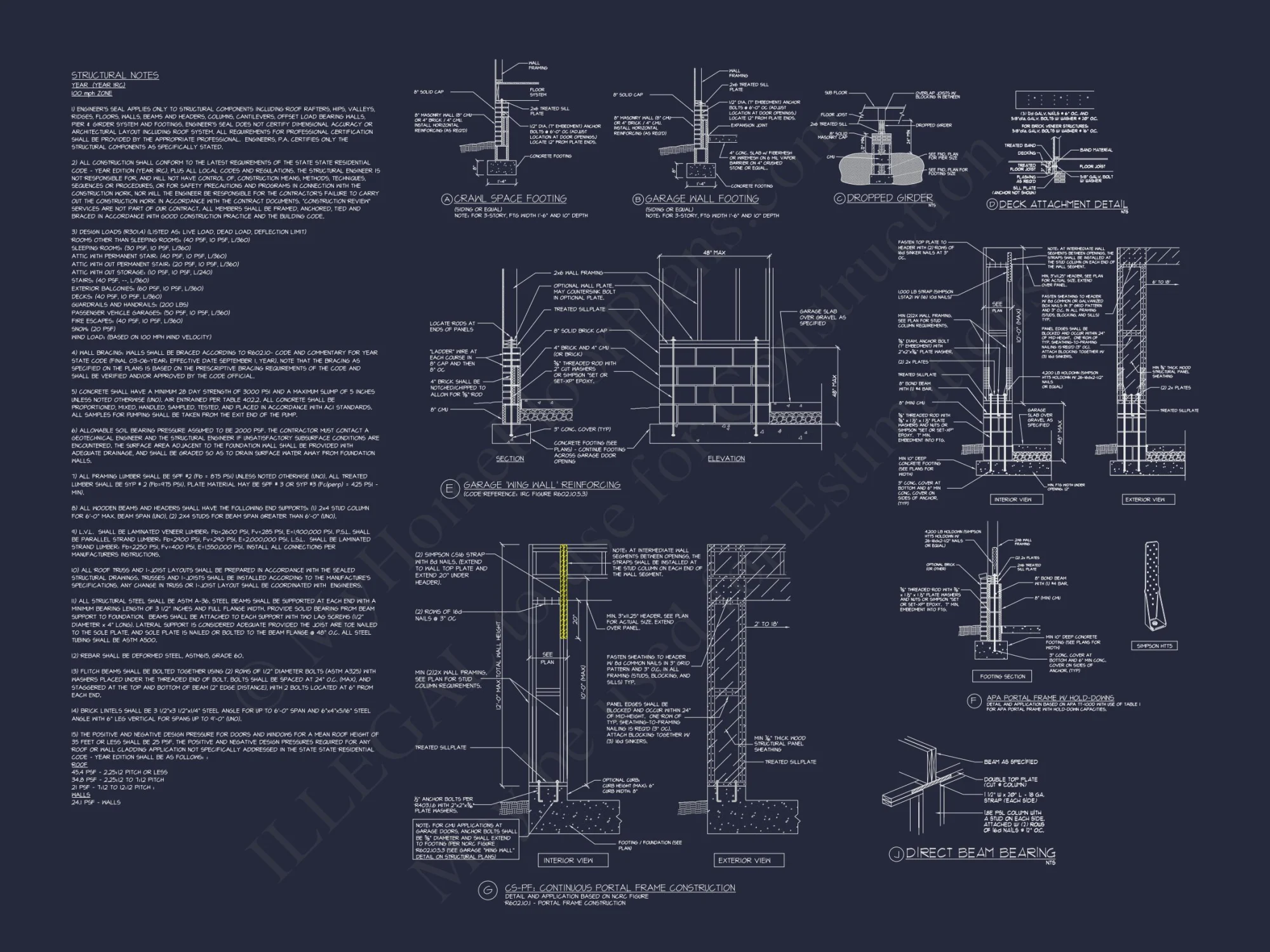 Modern 4-Bed house Plan with CAD Designs & Open Floor Plan