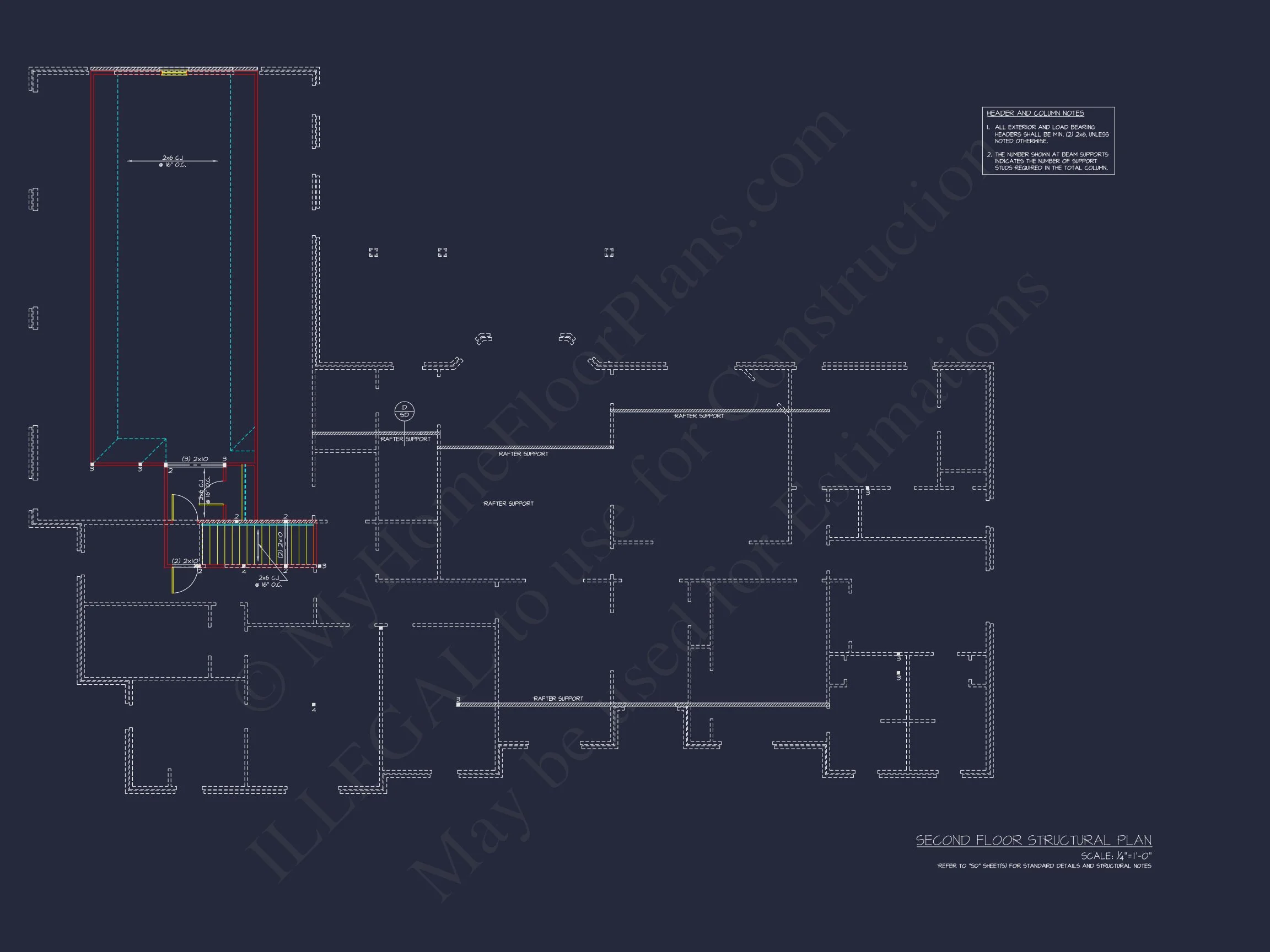 Elegant house Floor Plan with Detailed Blueprint and CAD Designs
