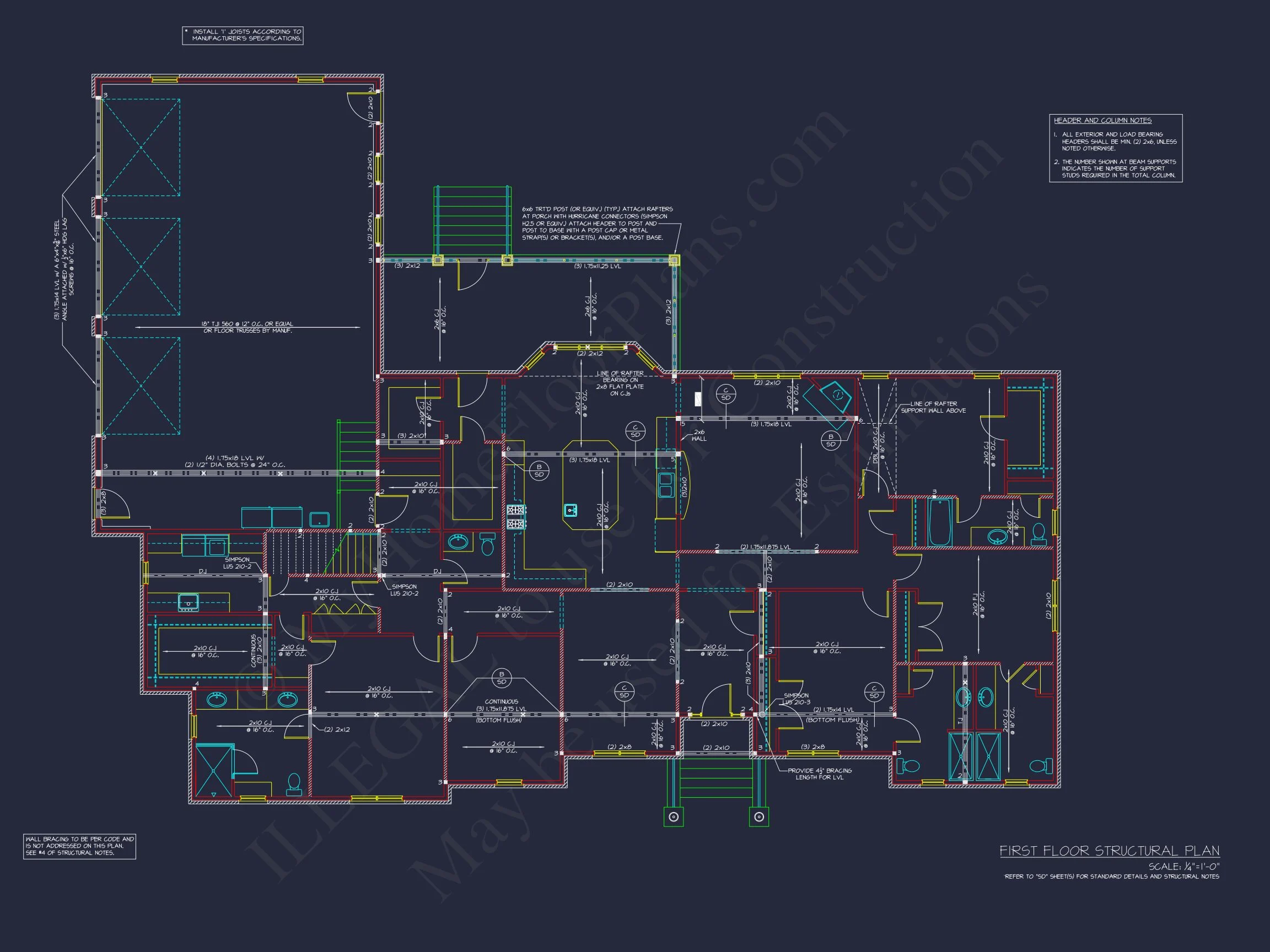 Elegant house Floor Plan with Detailed Blueprint and CAD Designs