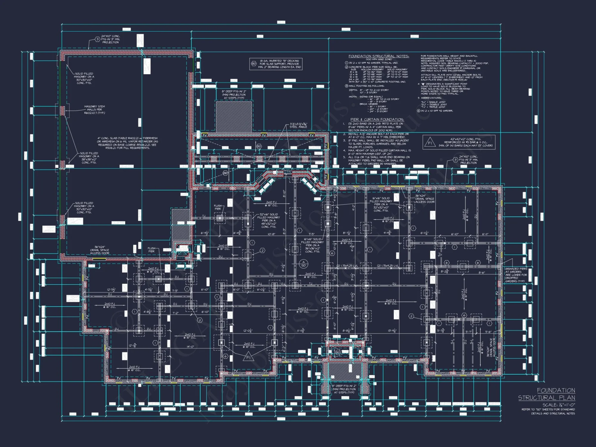 Elegant house Floor Plan with Detailed Blueprint and CAD Designs