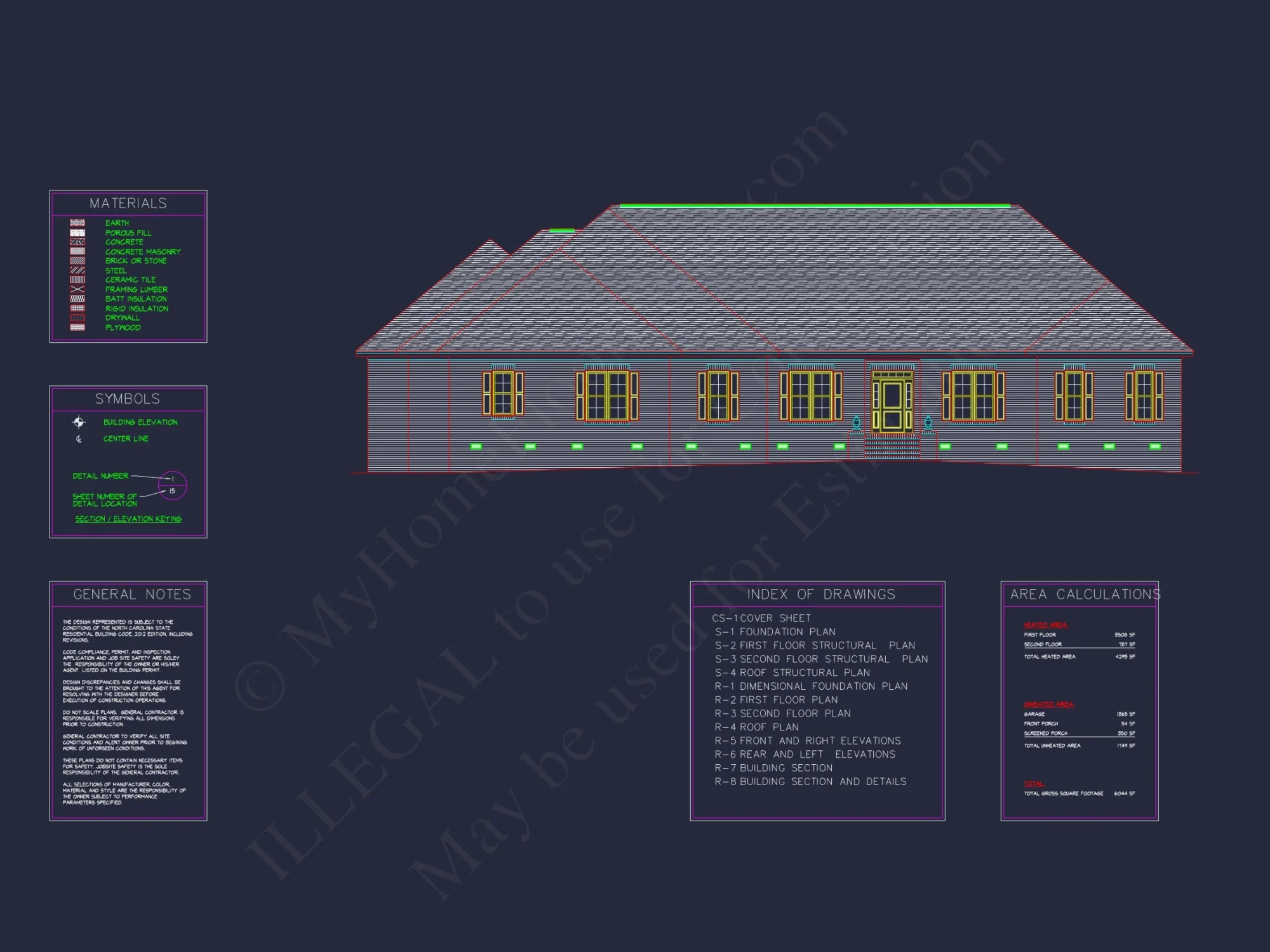 Elegant house Floor Plan with Detailed Blueprint and CAD Designs