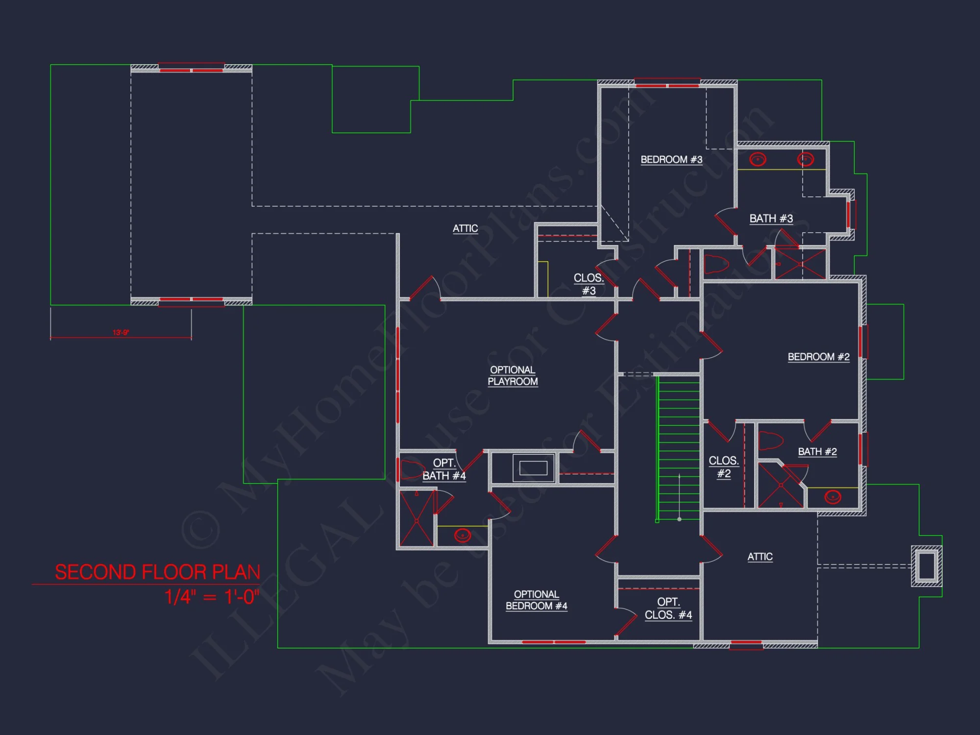 Elegant Georgian house Plan with Detailed Floor Designs