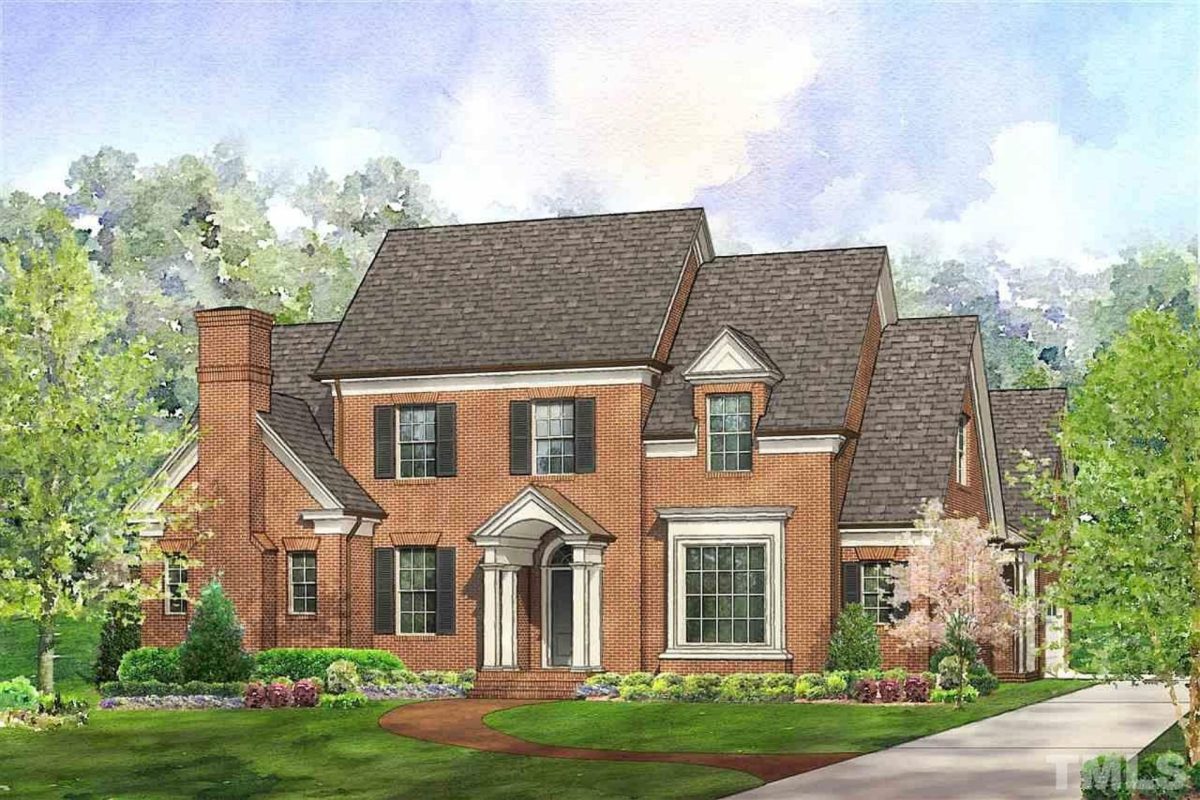 Elegant Georgian house Plan with Detailed Floor Designs