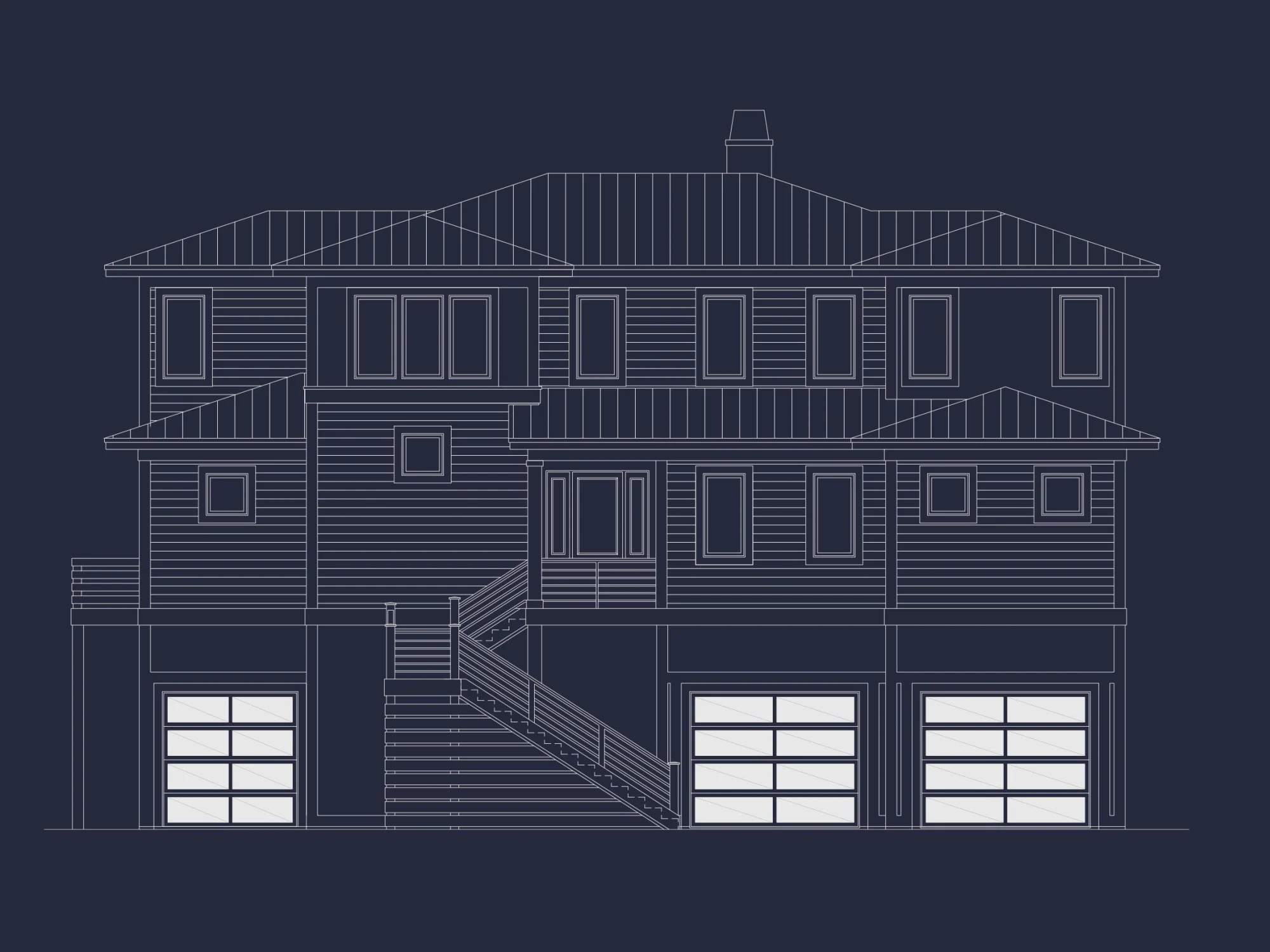 Elegant house Plan with Modern Designs, Coastal Architecture