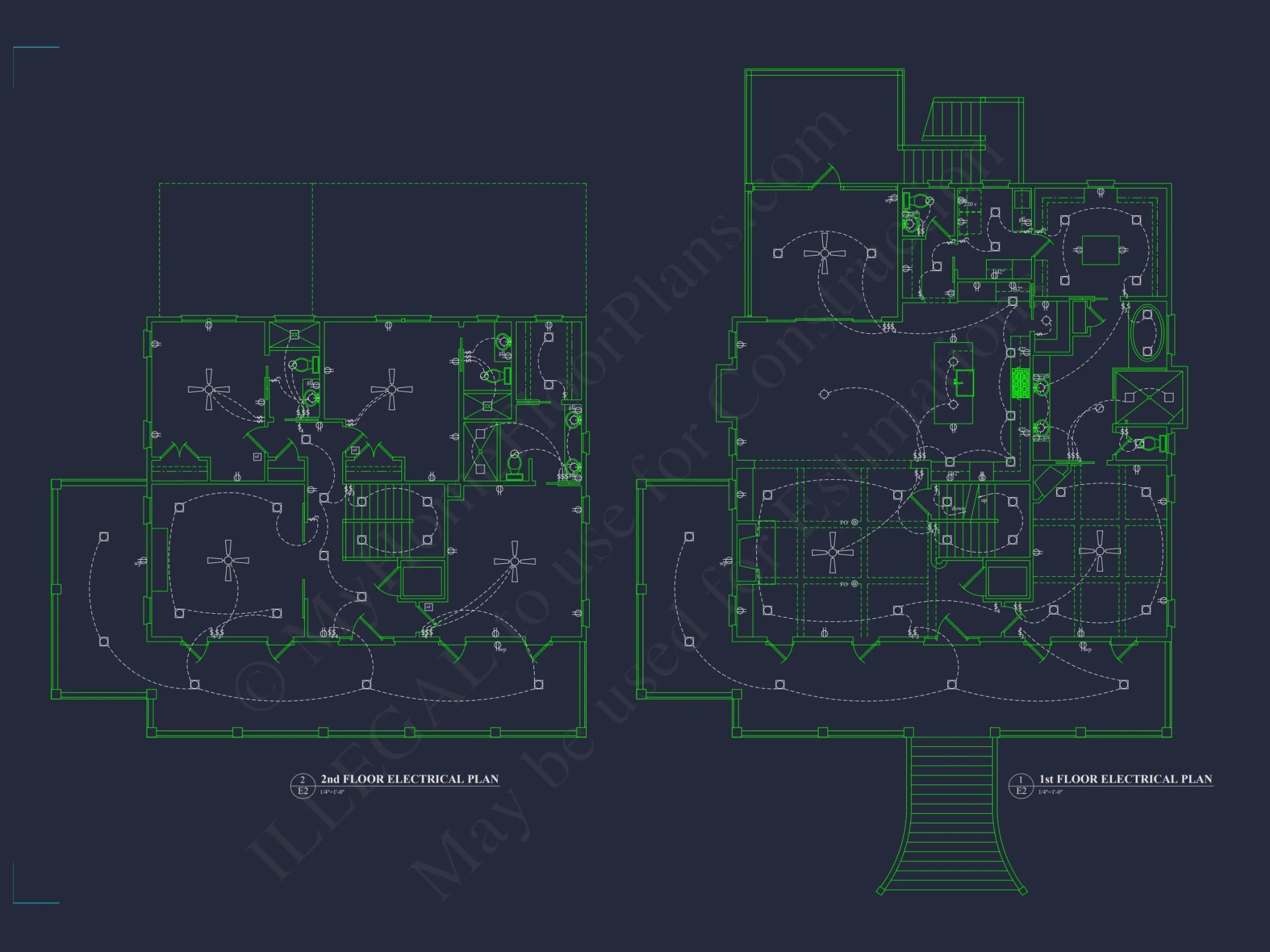 Beautiful house Floor Plan with CAD Architecture Designs