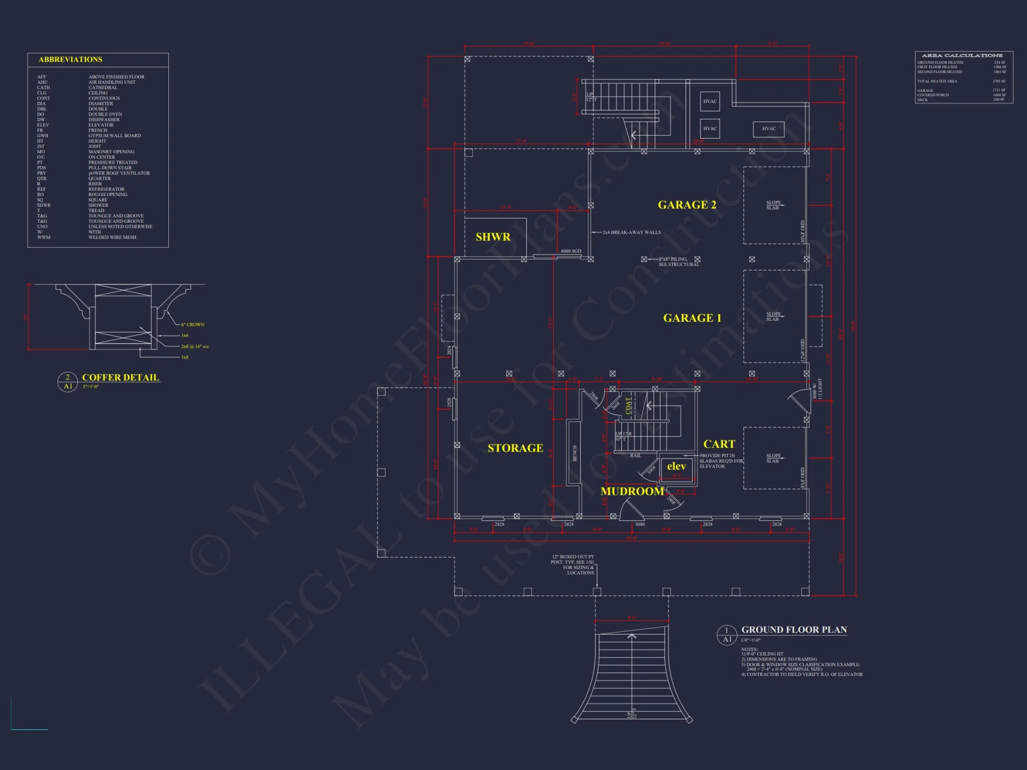 Beautiful house Floor Plan with CAD Architecture Designs