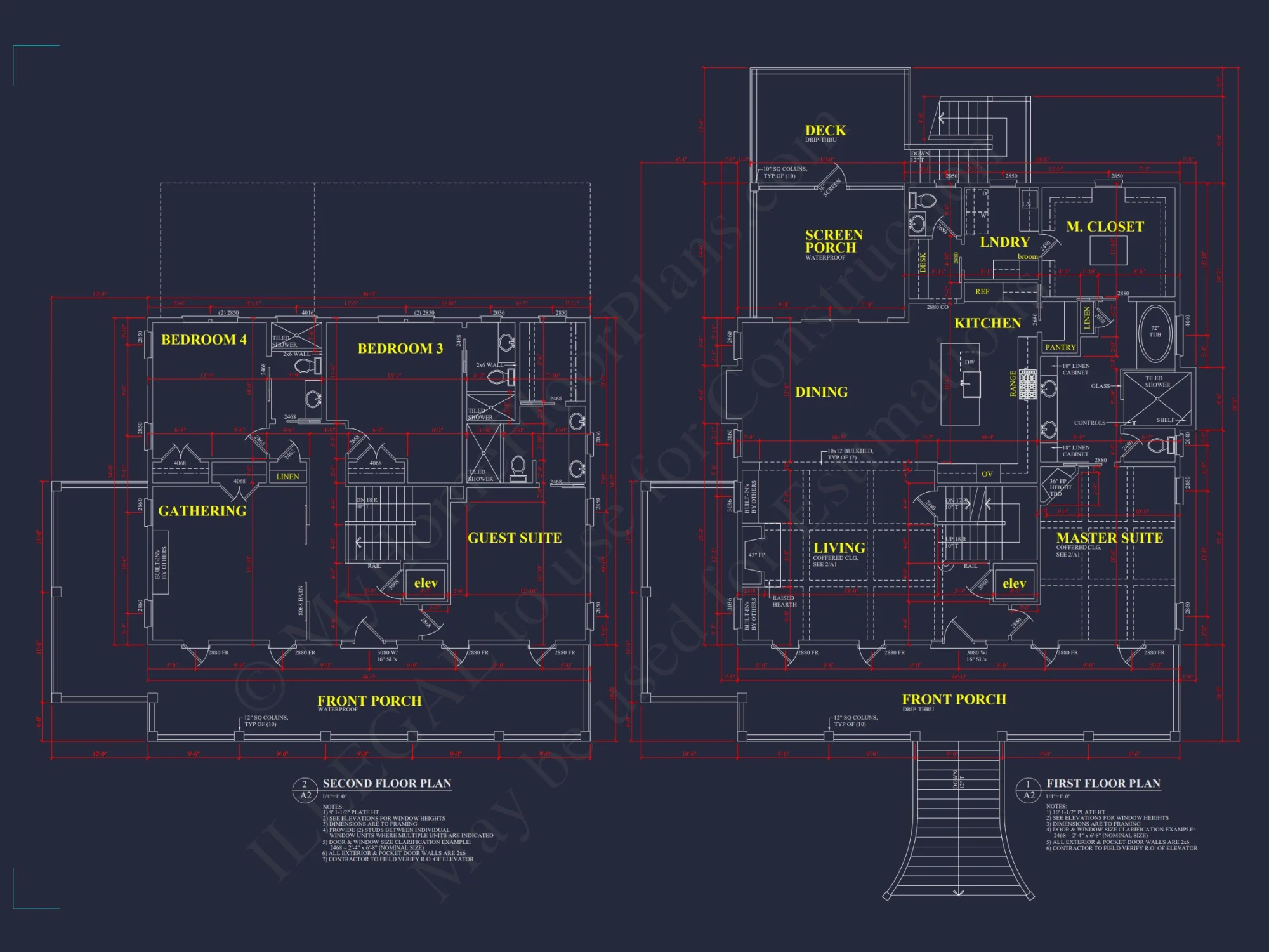 Beautiful house Floor Plan with CAD Architecture Designs