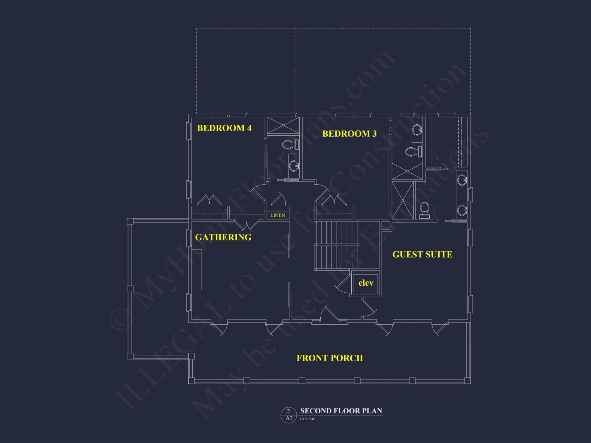 Beautiful house Floor Plan with CAD Architecture Designs