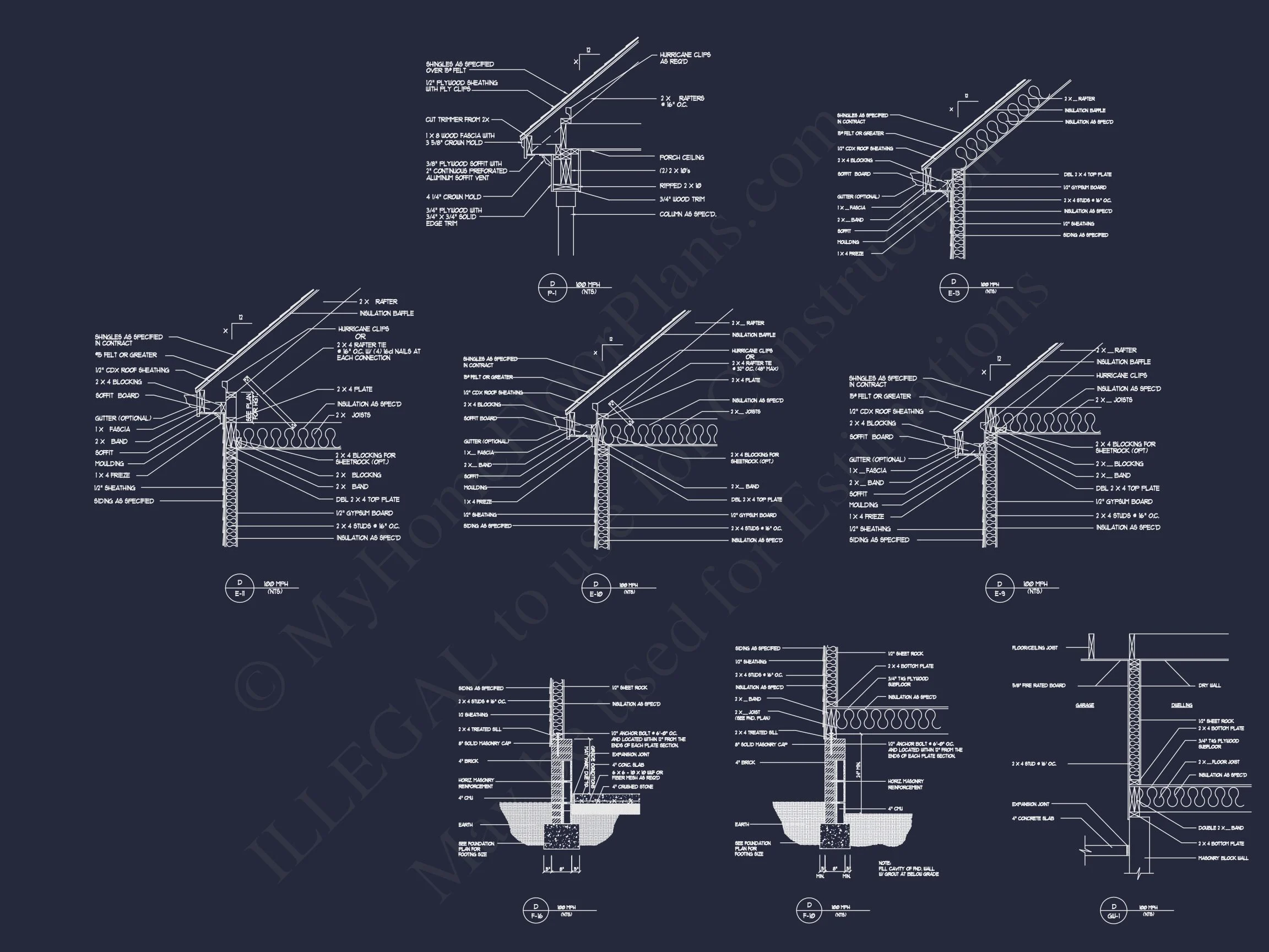 17-1901 HOUSE PLAN - Spacious 5-Bedroom House Plan with CAD Designs and Blueprints 24 Spacious 5-Bedroom house Plan with CAD Designs and Blueprints