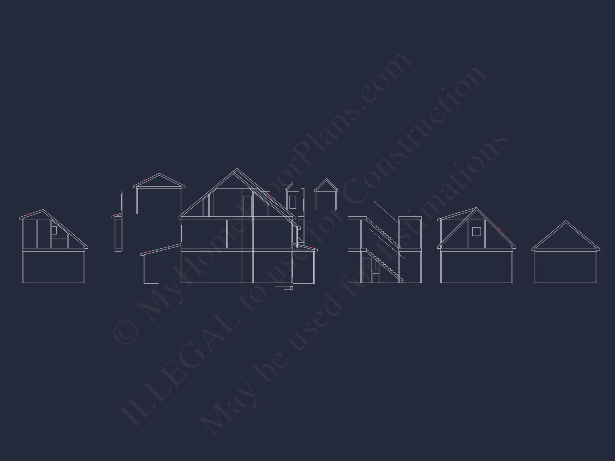 Spacious 5-Bedroom house Plan with CAD Designs and Blueprints