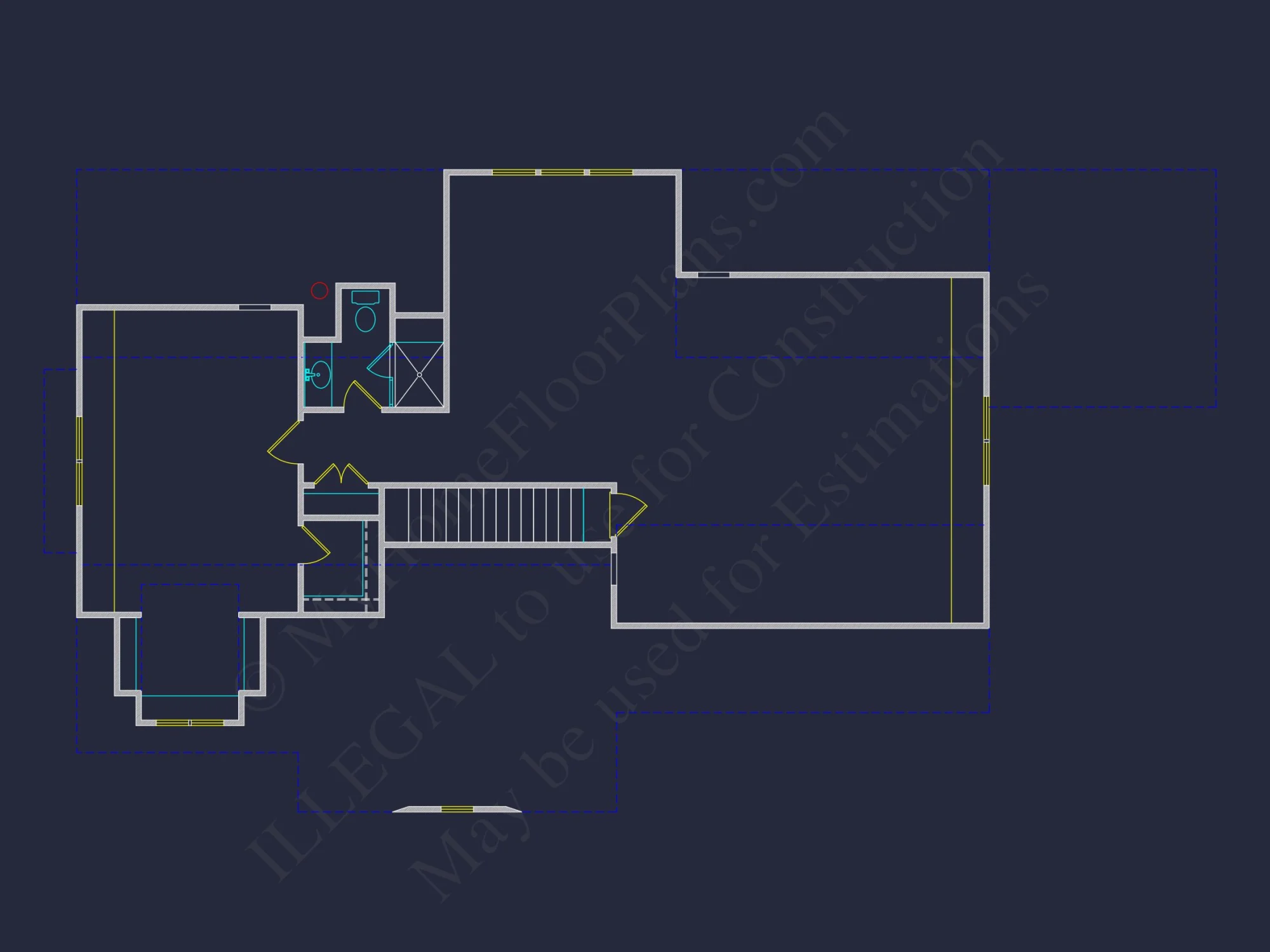 Spacious 5-Bedroom house Plan with CAD Designs and Blueprints