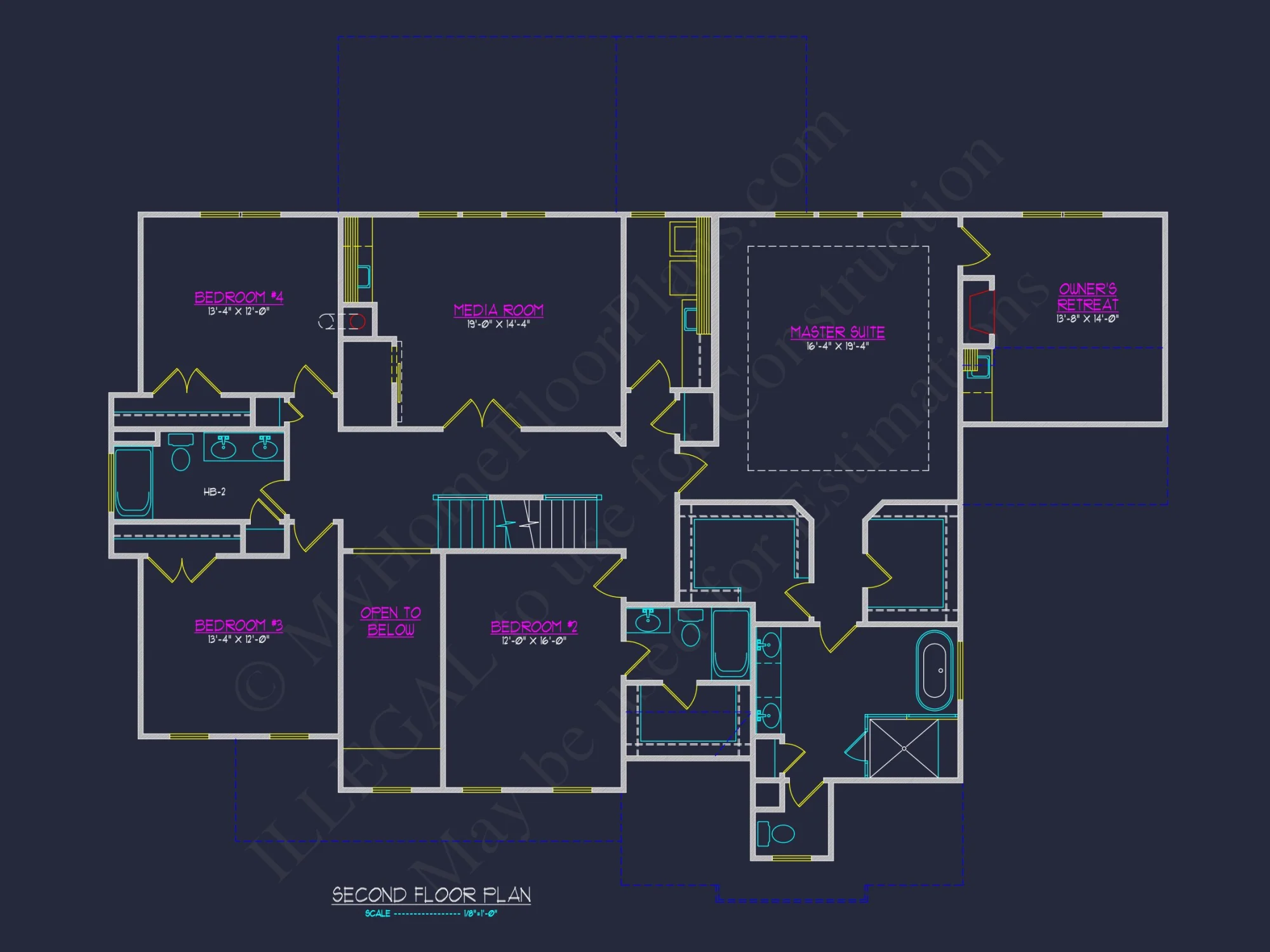 Spacious 5-Bedroom house Plan with CAD Designs and Blueprints