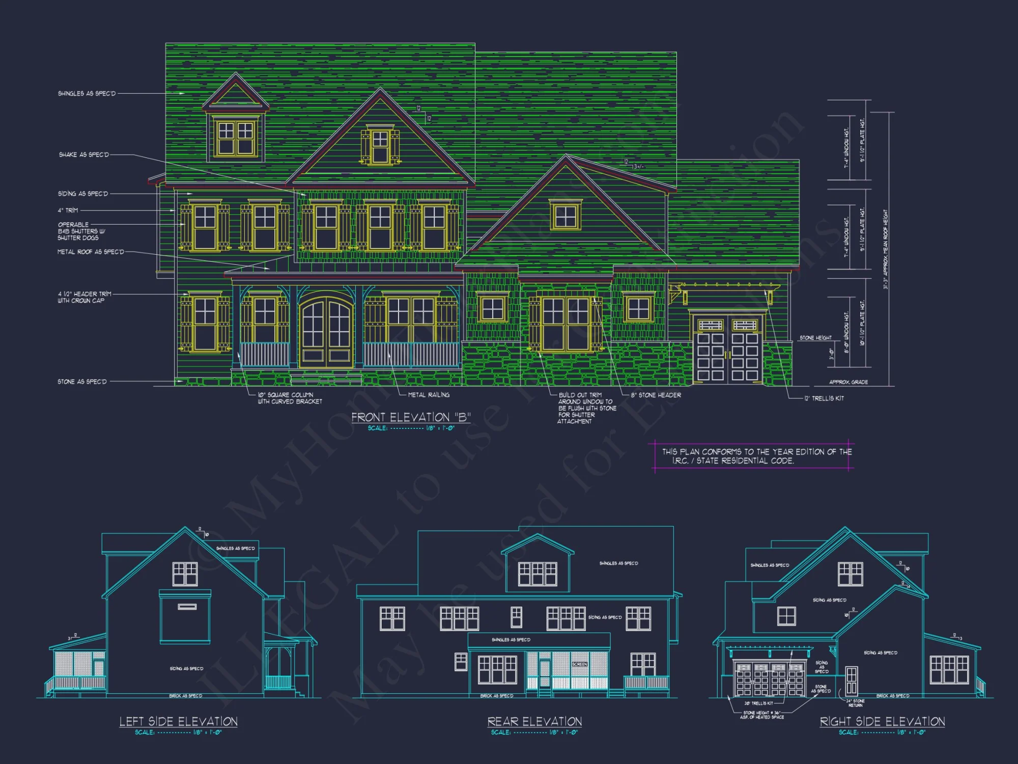 Spacious 5-Bedroom house Plan with CAD Designs and Blueprints