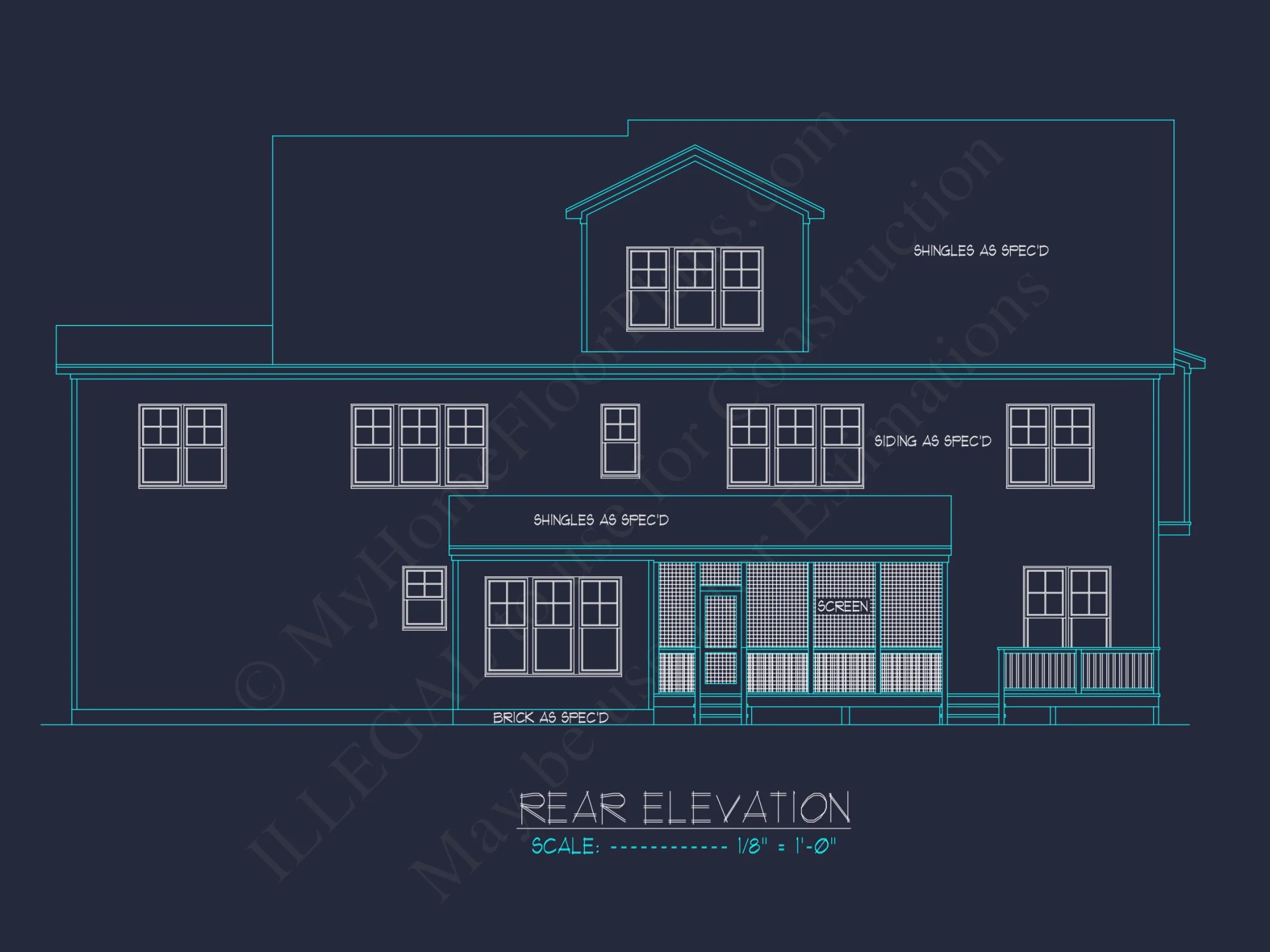 Spacious 5-Bedroom house Plan with CAD Designs and Blueprints