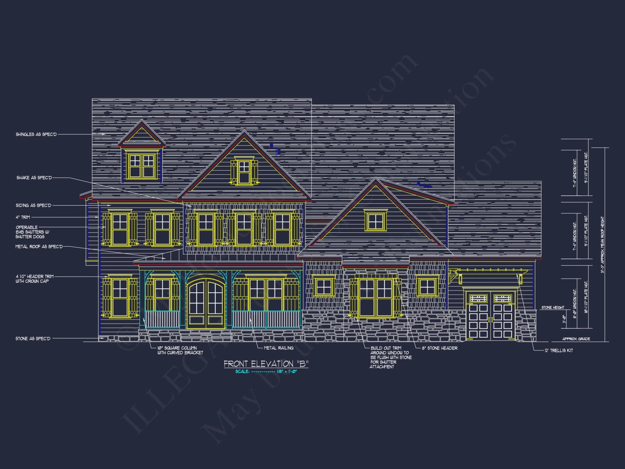 Spacious 5-Bedroom house Plan with CAD Designs and Blueprints