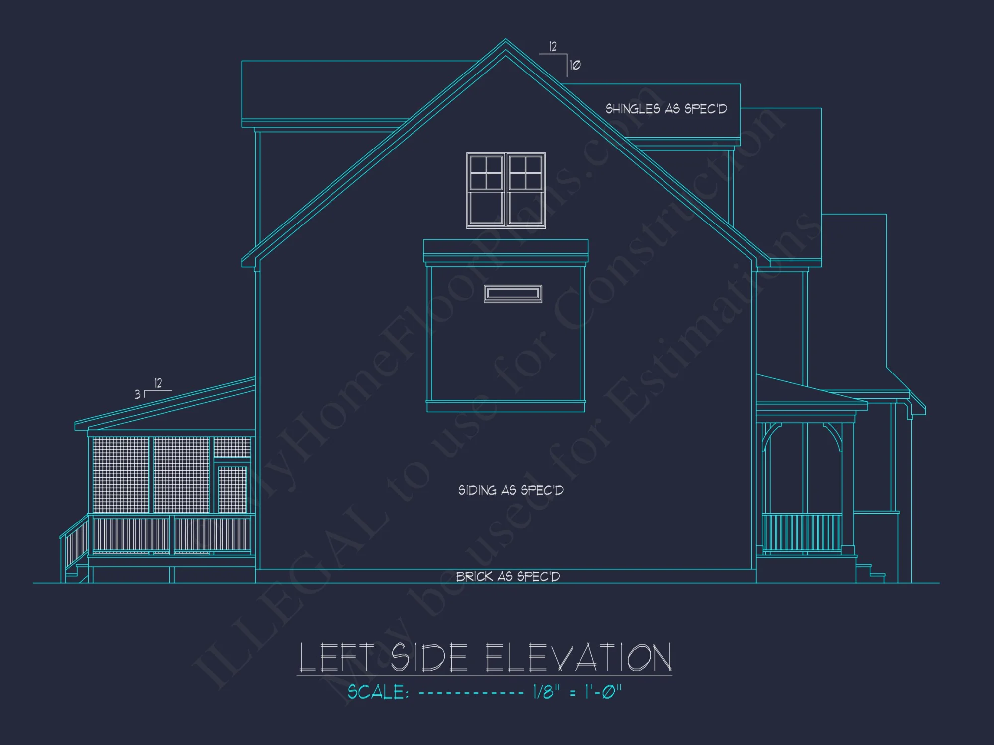 Spacious 5-Bedroom house Plan with CAD Designs and Blueprints