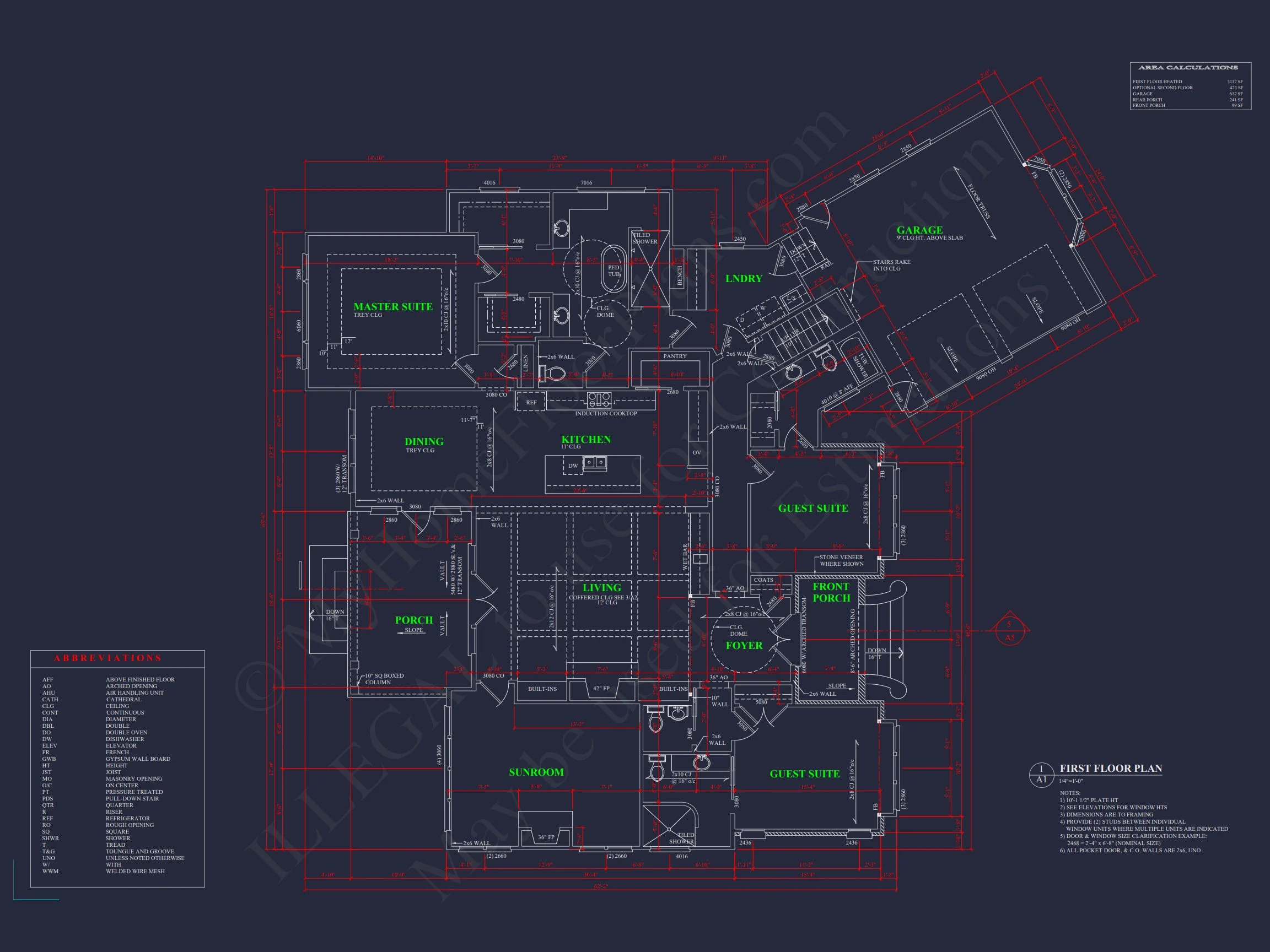 Custom house Plan with Detailed Architecture and Designs