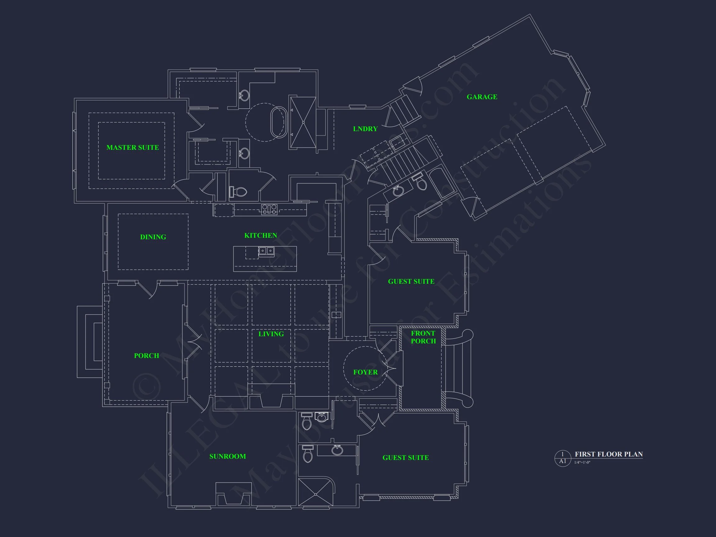 Custom house Plan with Detailed Architecture and Designs
