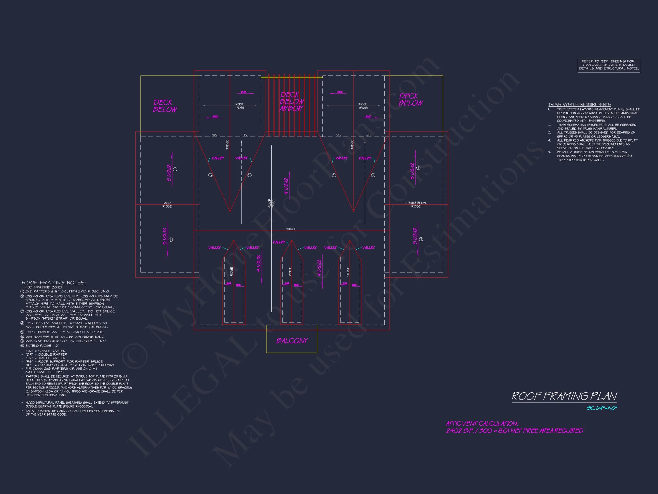 Elegant Beach house Floor Plan – Architectural Designs in CAD
