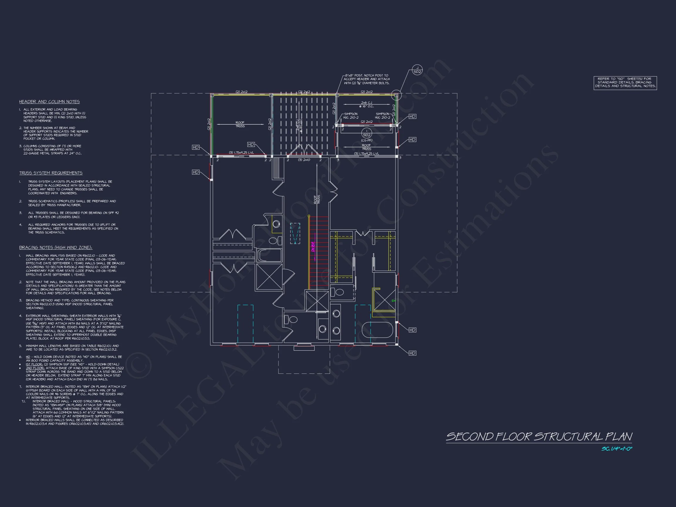Elegant Beach house Floor Plan – Architectural Designs in CAD