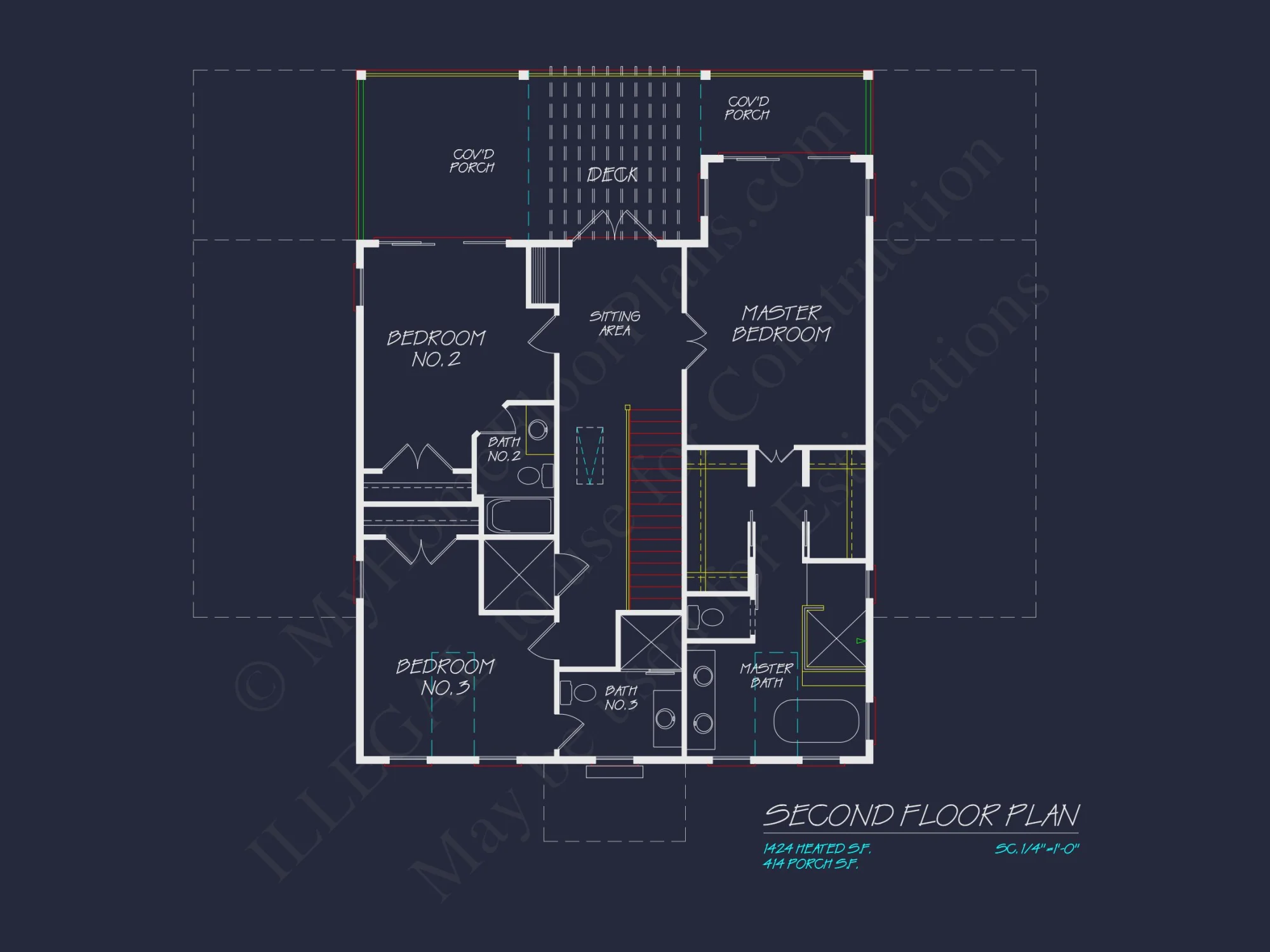 Elegant Beach house Floor Plan – Architectural Designs in CAD