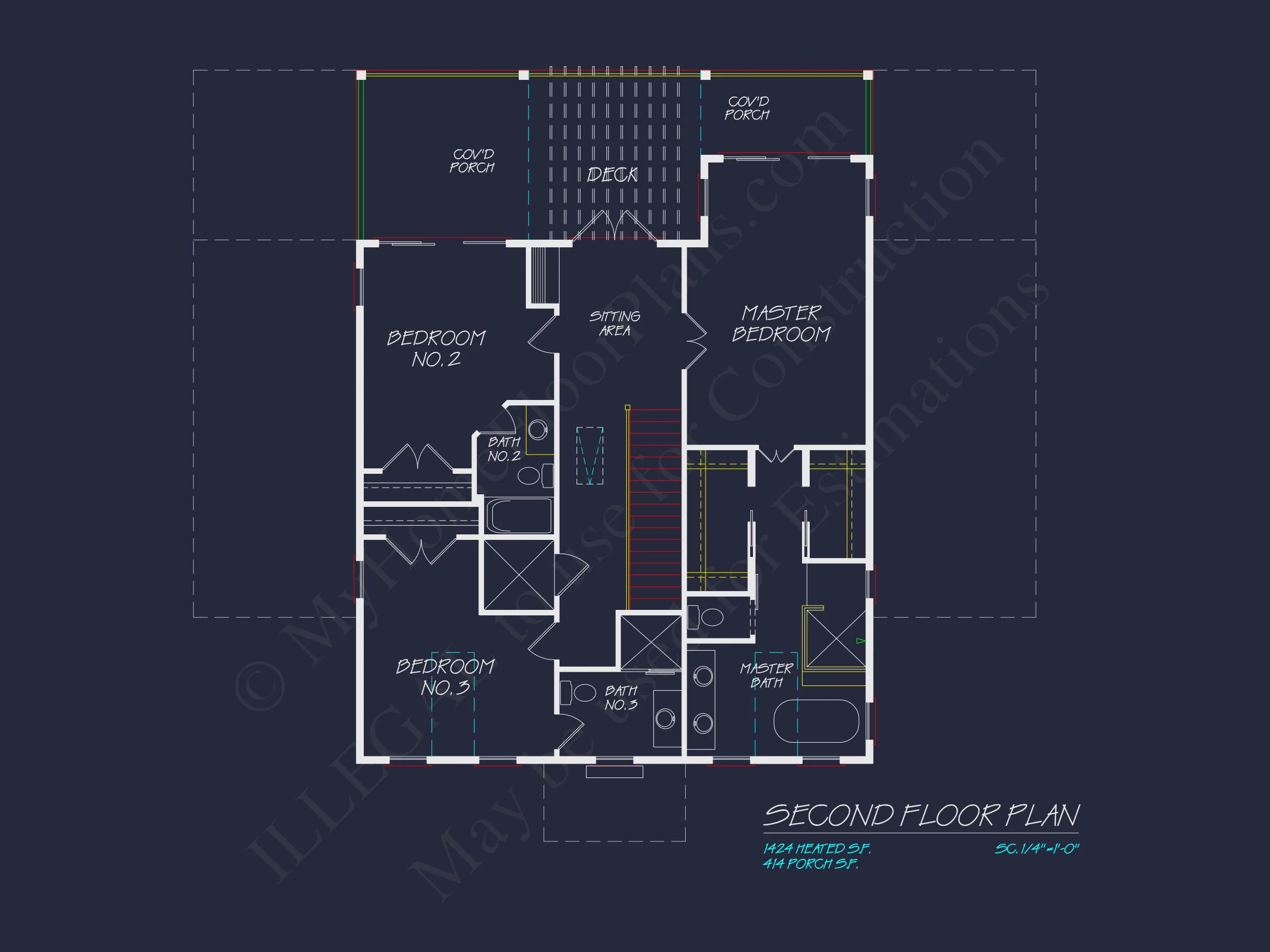 Elegant Beach house Floor Plan – Architectural Designs in CAD