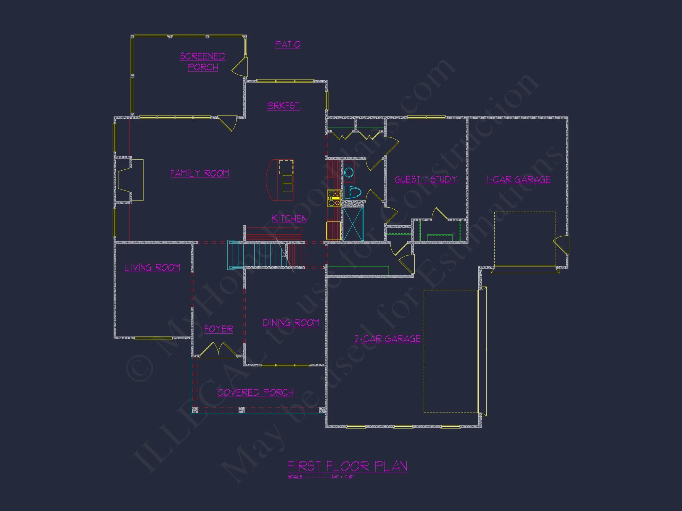 Charming Colonial Farmhouse house Plan with Spacious Floor Designs