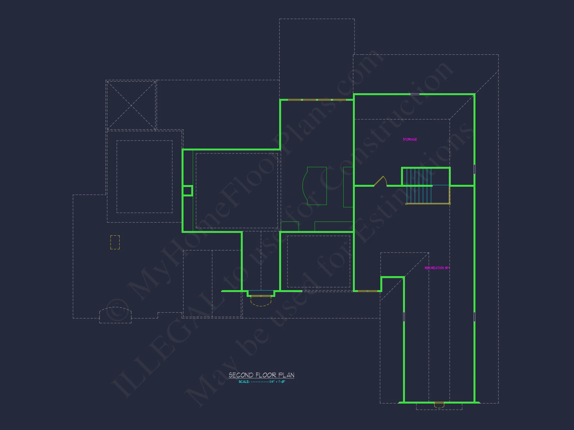 Elegant house Floor Plan with CAD Designs and Blueprint