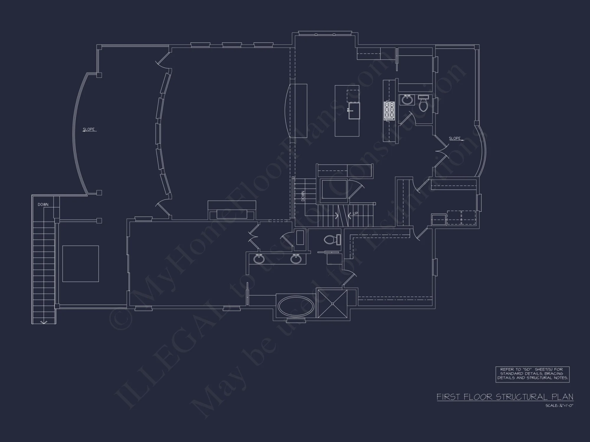 house Floor Plan with CAD Blueprints & Coastal Architecture Designs