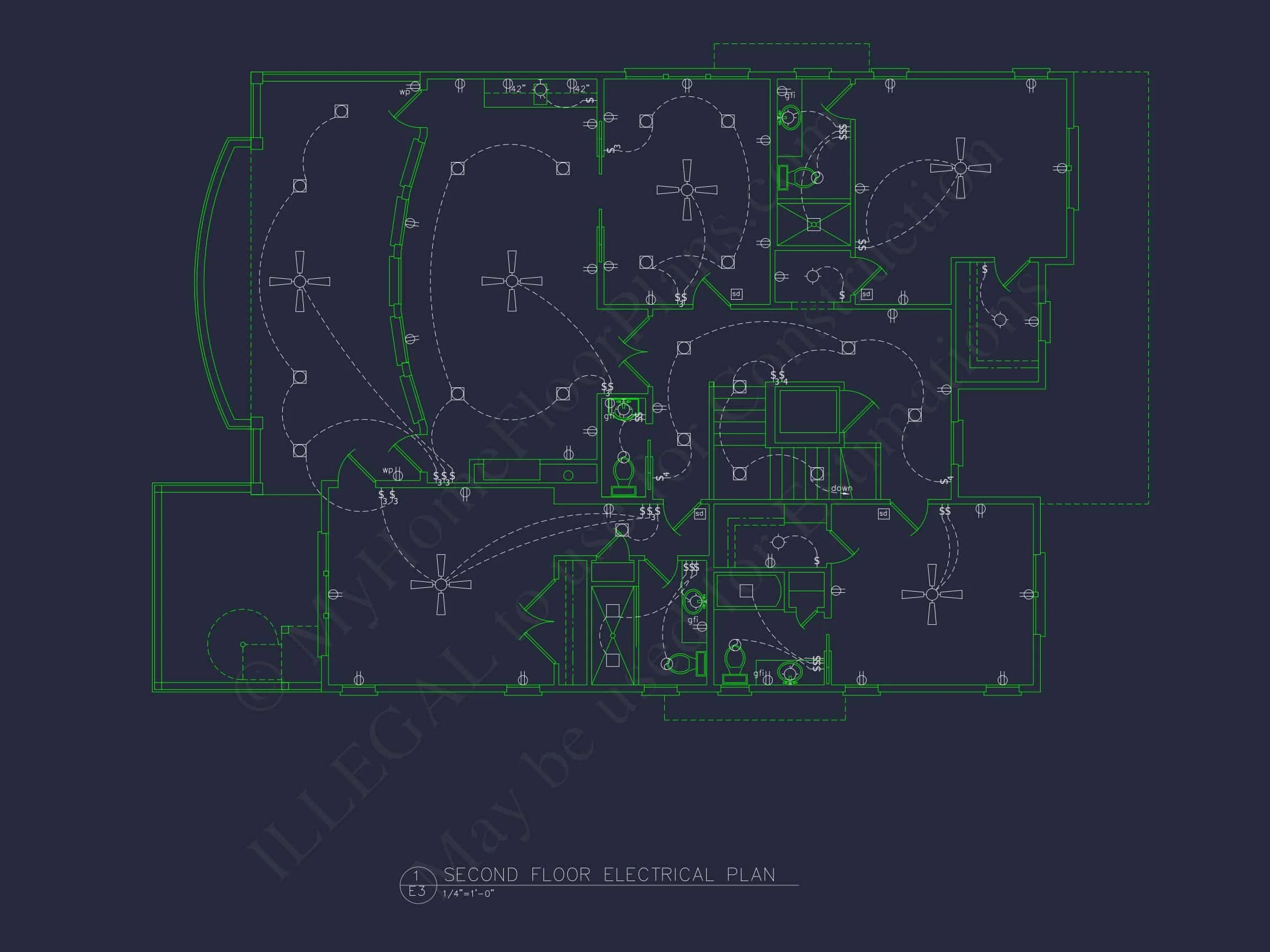 17-1596 HOUSE PLAN - House Floor Plan with CAD Blueprints & Coastal Architecture Designs 13 house Floor Plan with CAD Blueprints & Coastal Architecture Designs