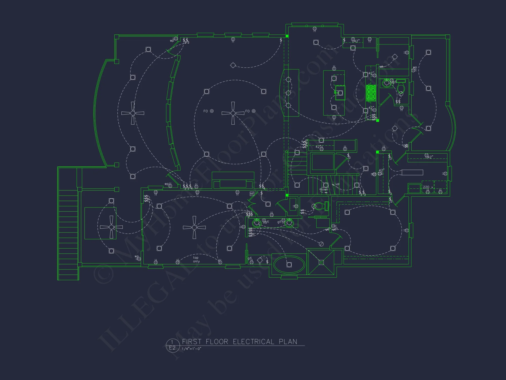 house Floor Plan with CAD Blueprints & Coastal Architecture Designs
