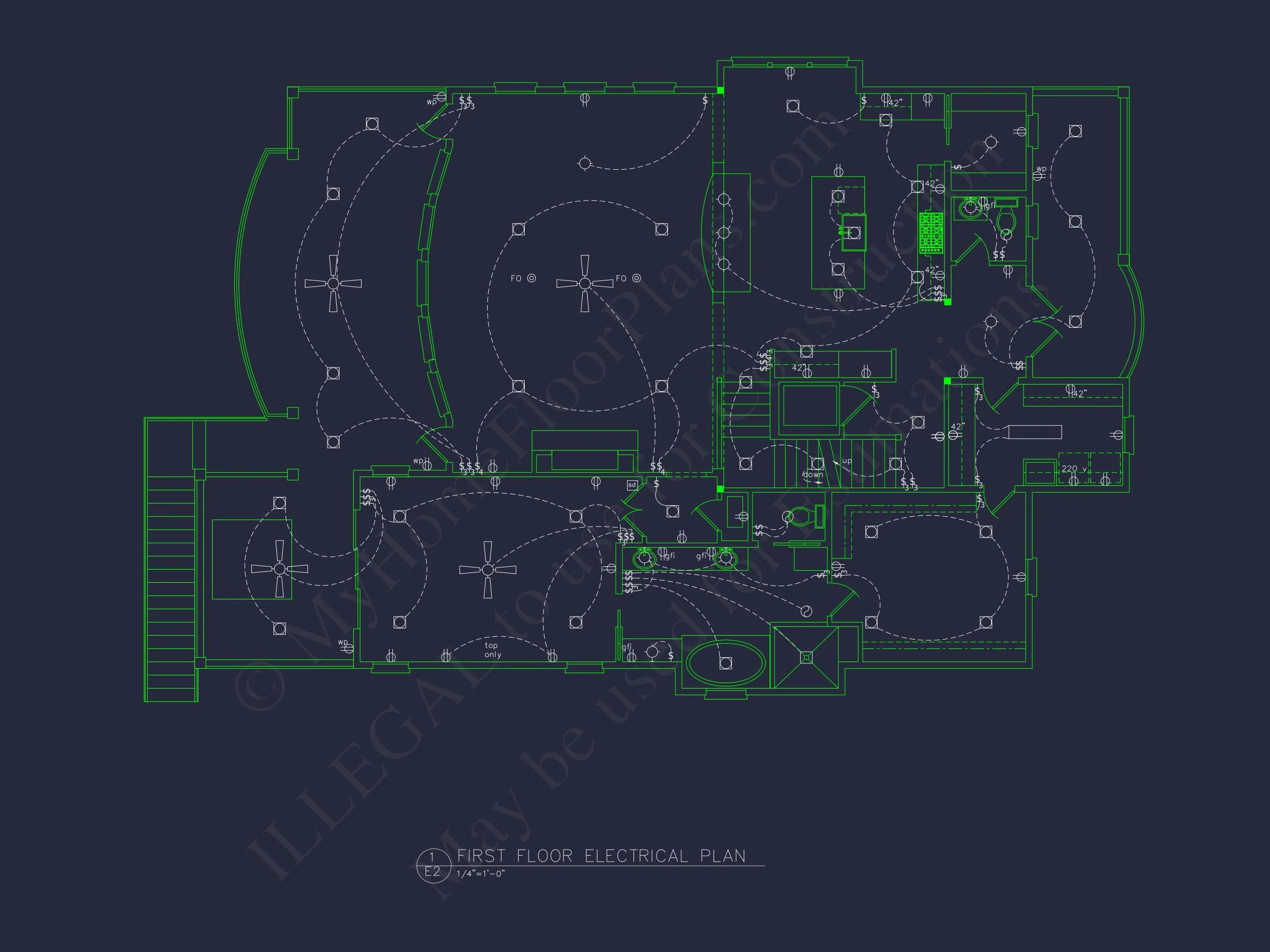 17-1596 HOUSE PLAN - House Floor Plan with CAD Blueprints & Coastal Architecture Designs 12 house Floor Plan with CAD Blueprints & Coastal Architecture Designs