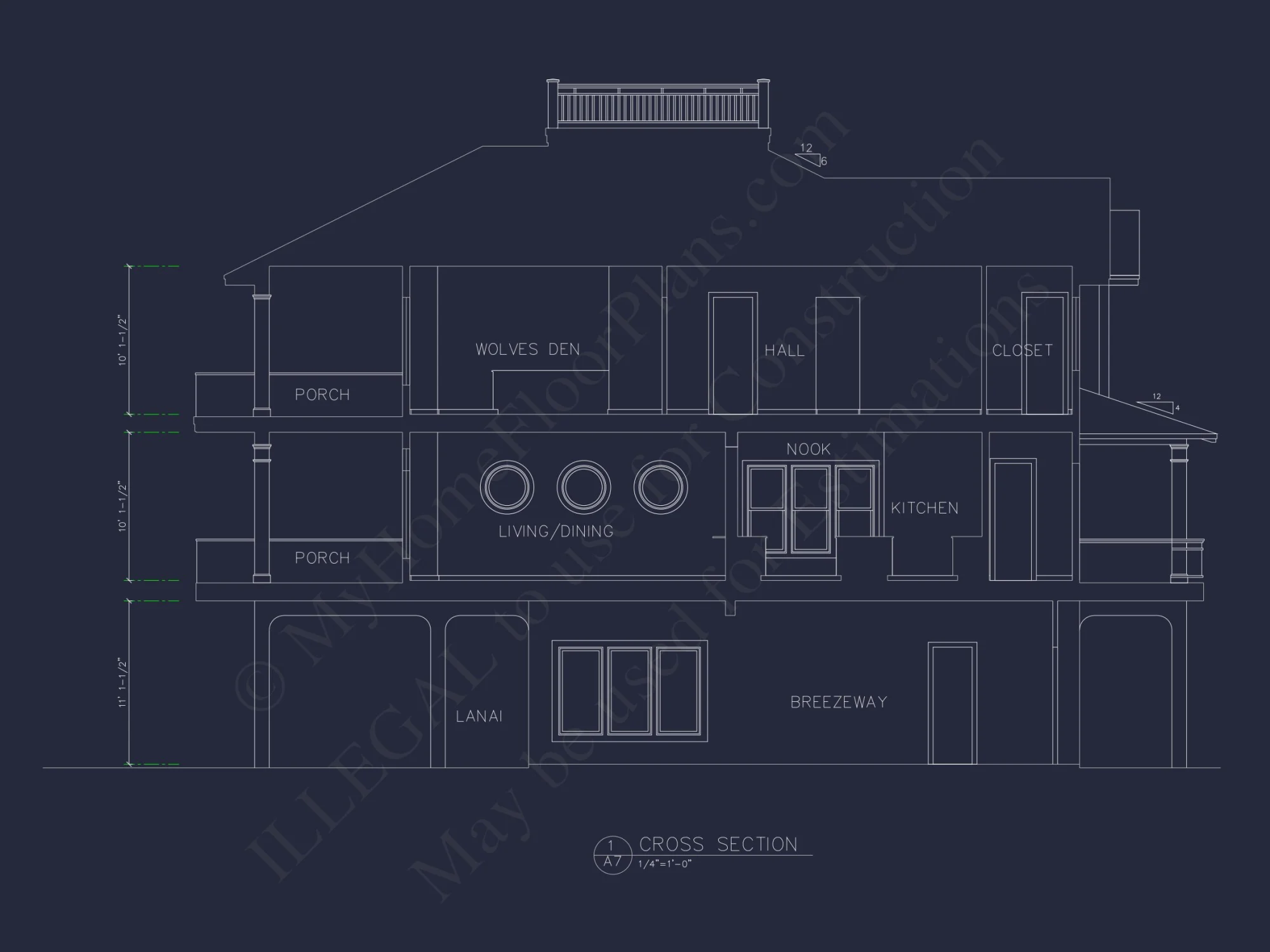 house Floor Plan with CAD Blueprints & Coastal Architecture Designs