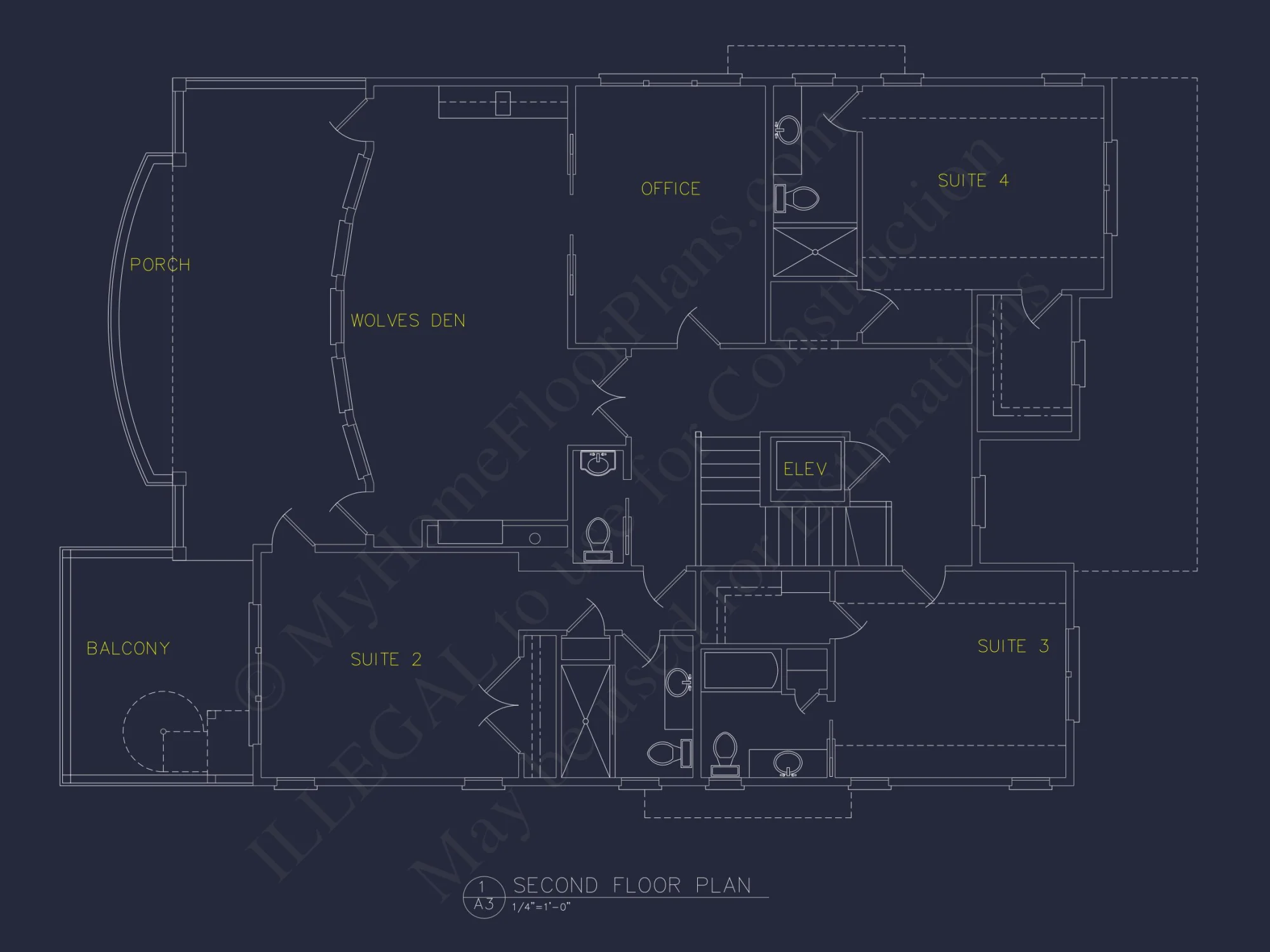 house Floor Plan with CAD Blueprints & Coastal Architecture Designs