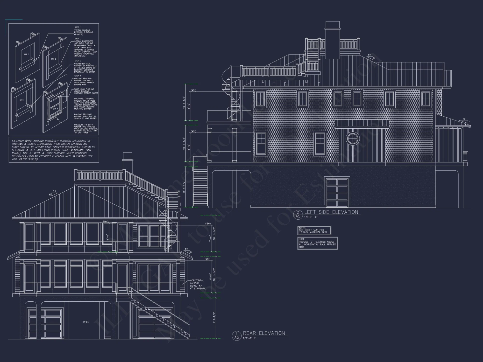 house Floor Plan with CAD Blueprints & Coastal Architecture Designs