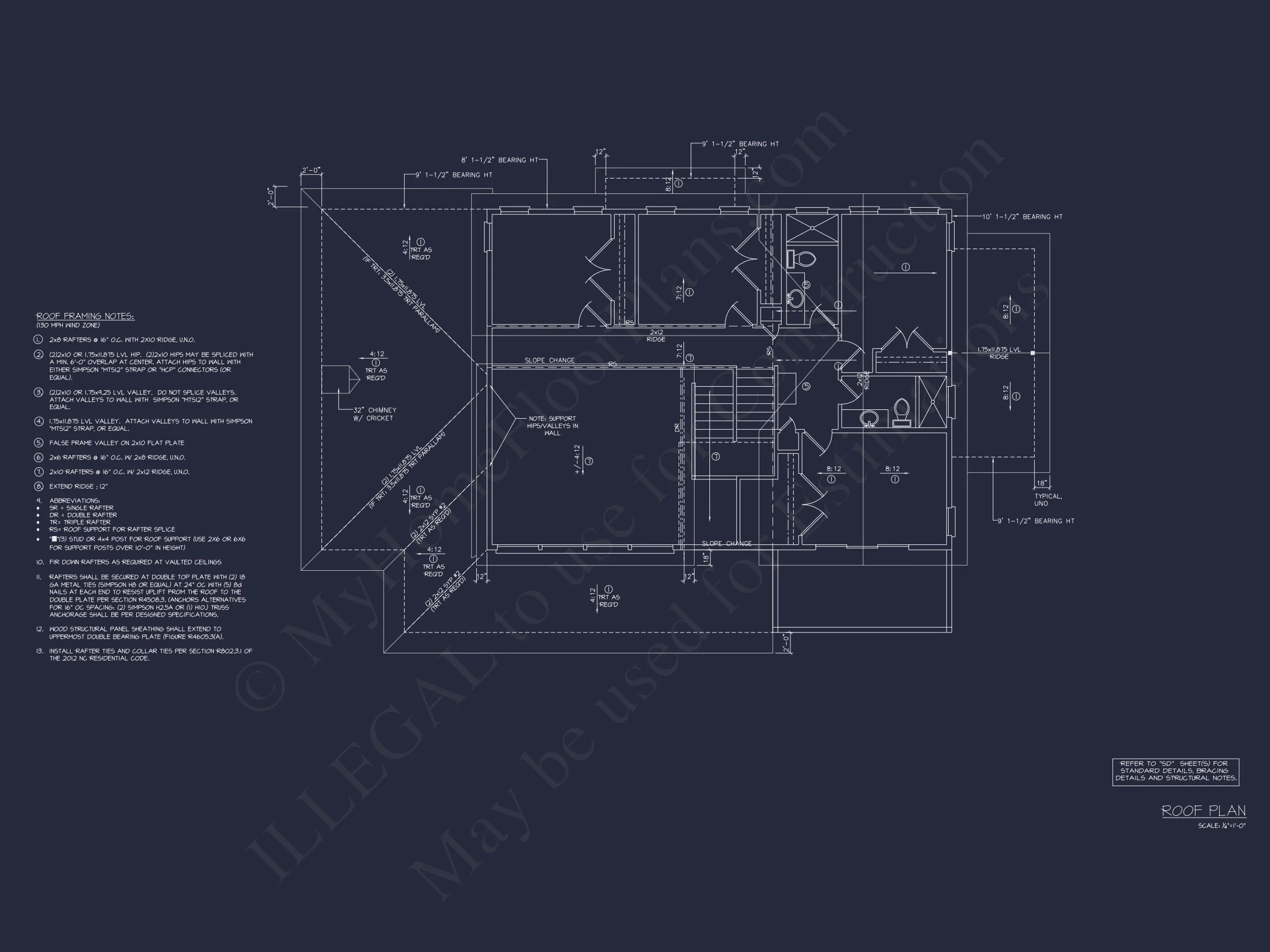 17-1561 HOUSE PLAN - Modern House Plan with 5 Bedrooms, Floor Plans & Blueprints 19 Modern house Plan with 5 Bedrooms, Floor Plans & Blueprints