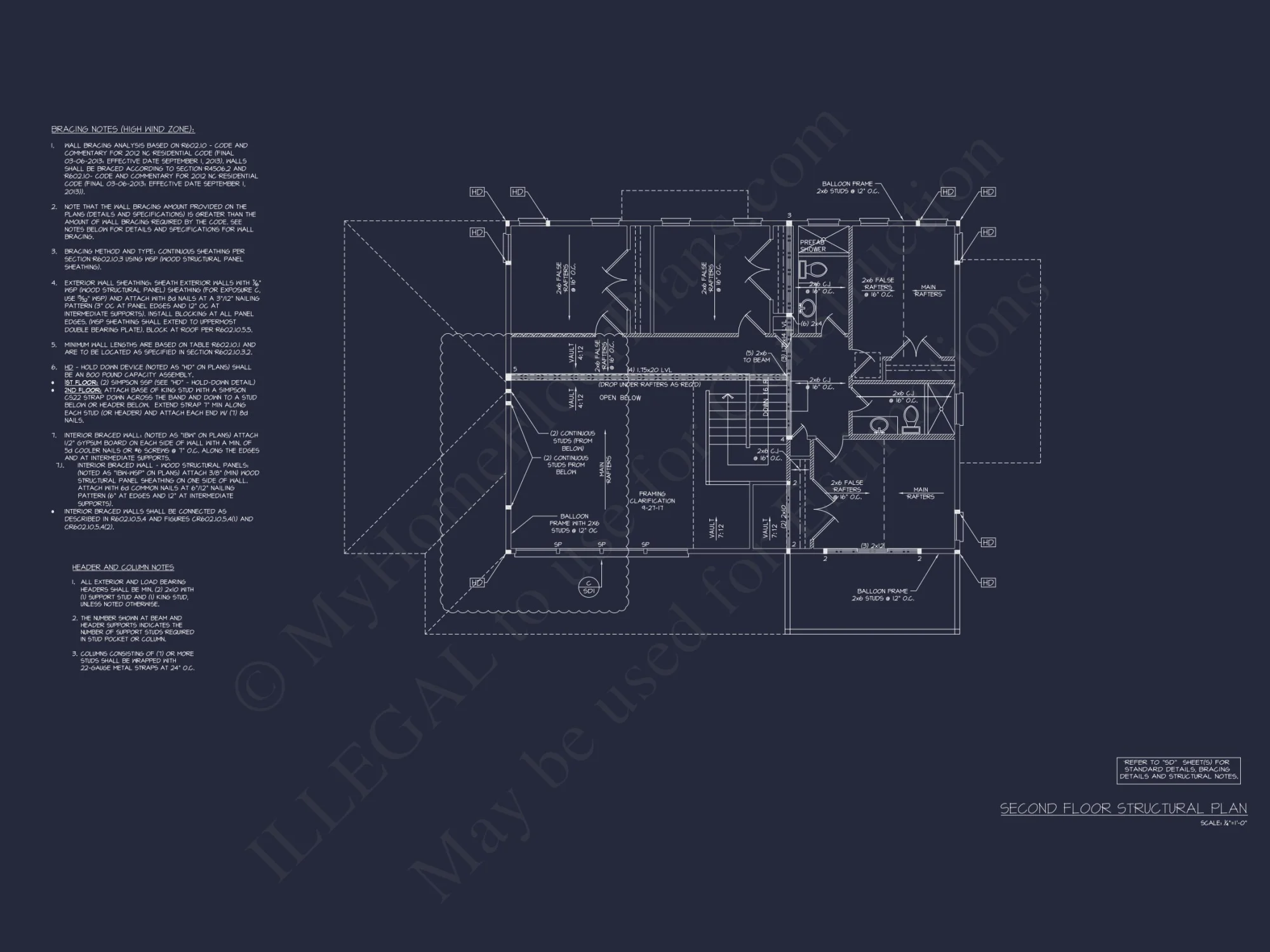 Modern house Plan with 5 Bedrooms, Floor Plans & Blueprints
