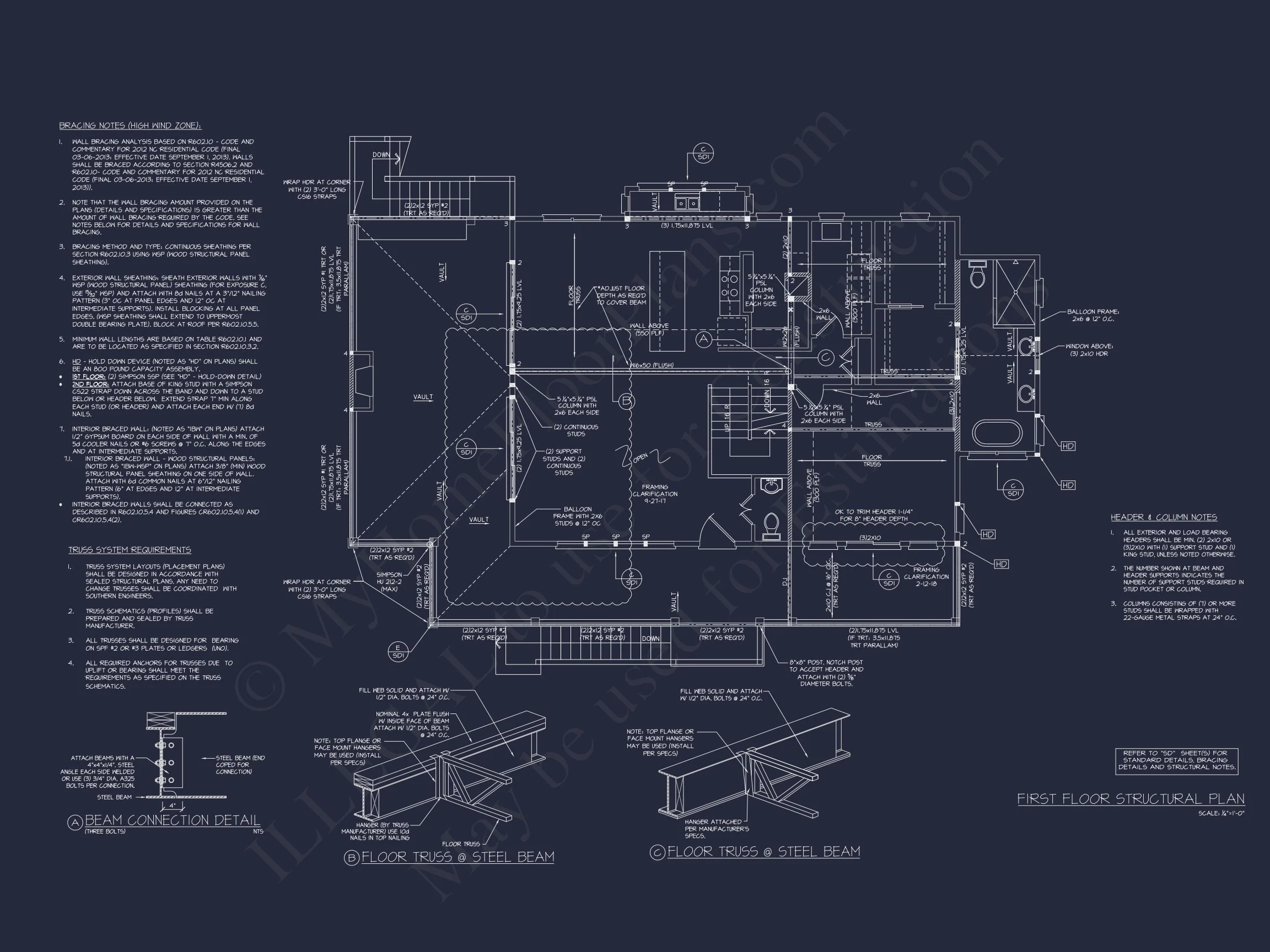 17-1561 HOUSE PLAN - Modern House Plan with 5 Bedrooms, Floor Plans & Blueprints 17 Modern house Plan with 5 Bedrooms, Floor Plans & Blueprints