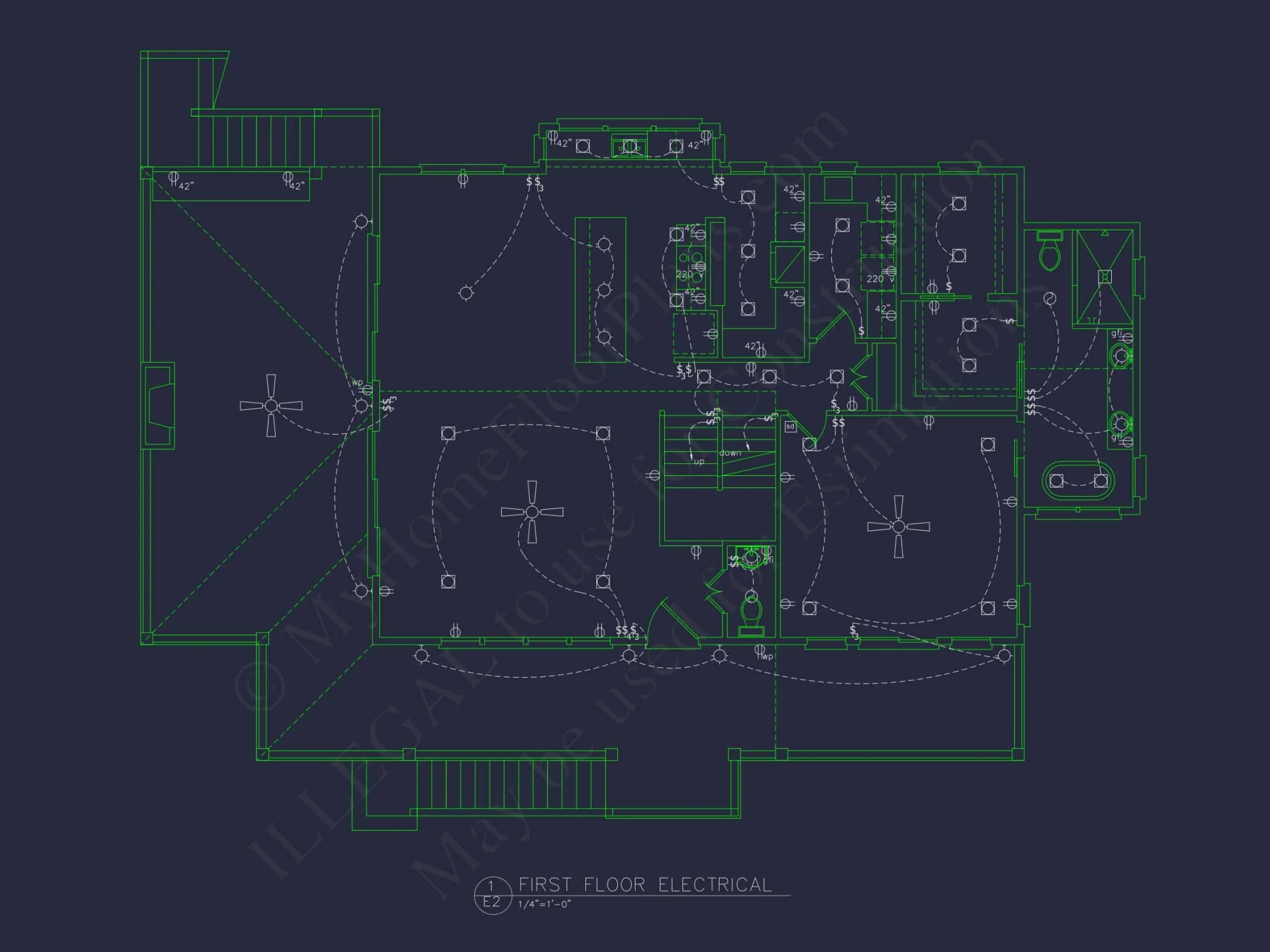 Modern house Plan with 5 Bedrooms, Floor Plans & Blueprints