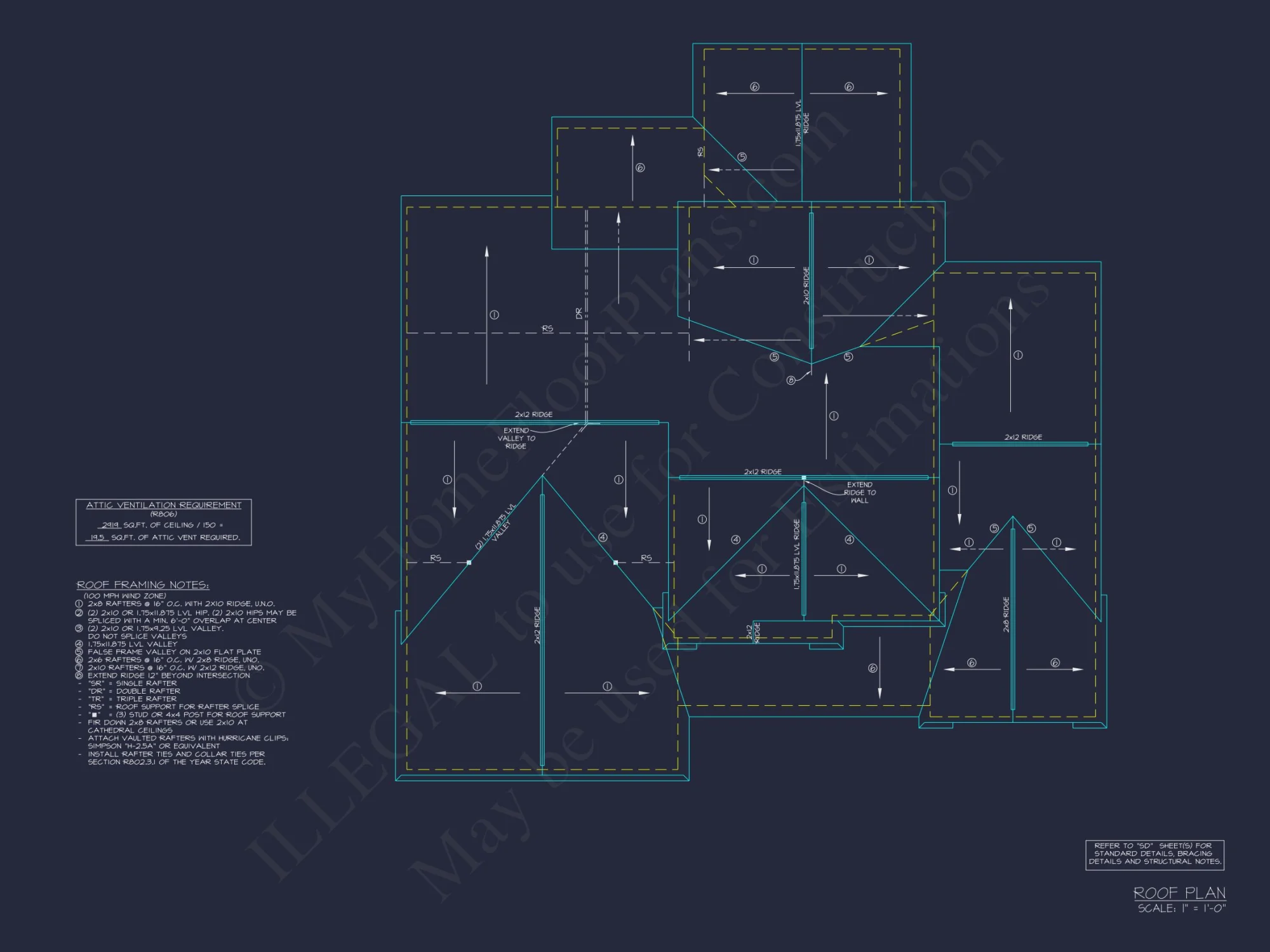 Modern Two-Story house Plan with CAD Architecture Designs
