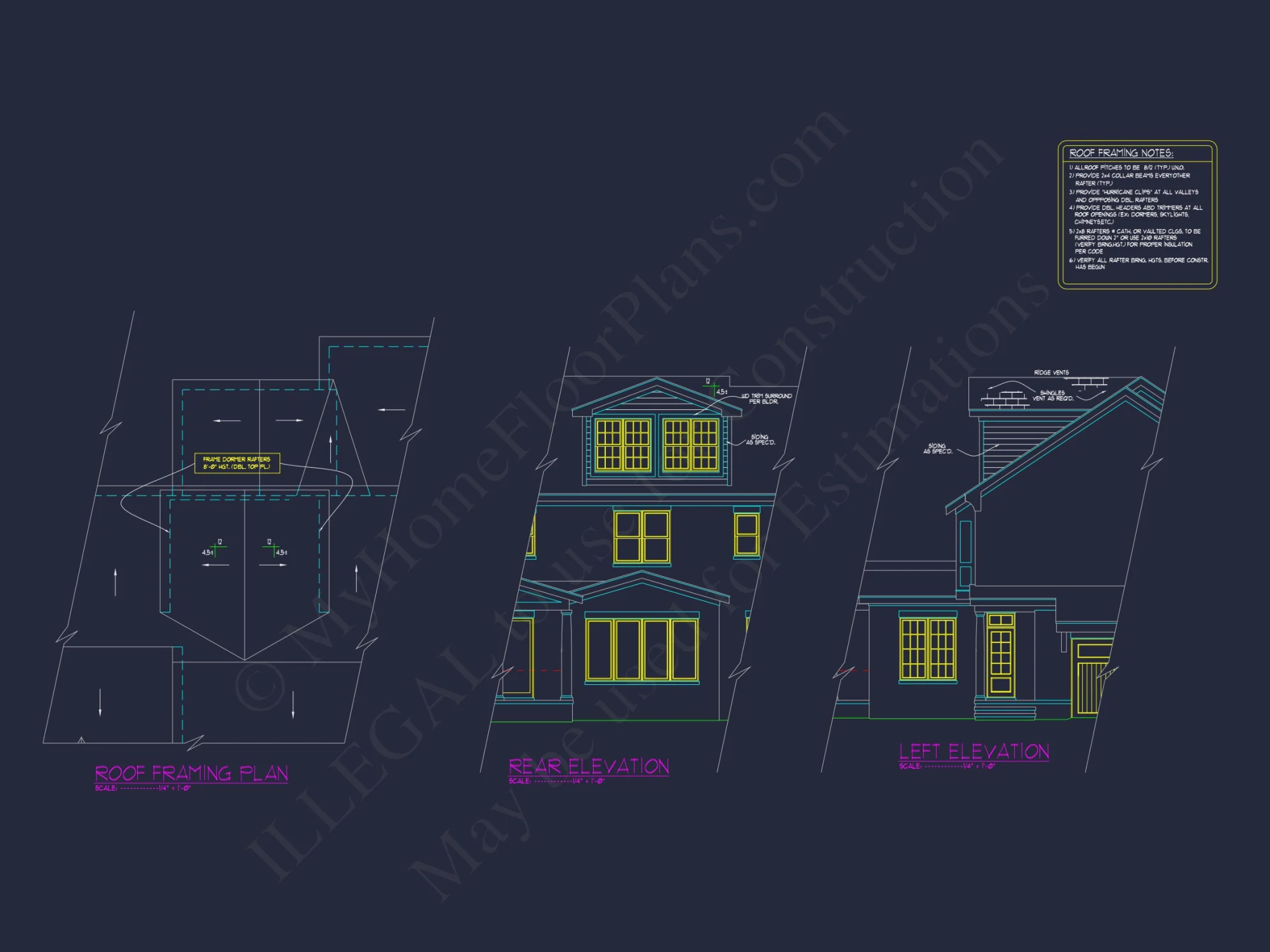 Elegant house Plan with Spacious Floor Design and CAD Blueprint