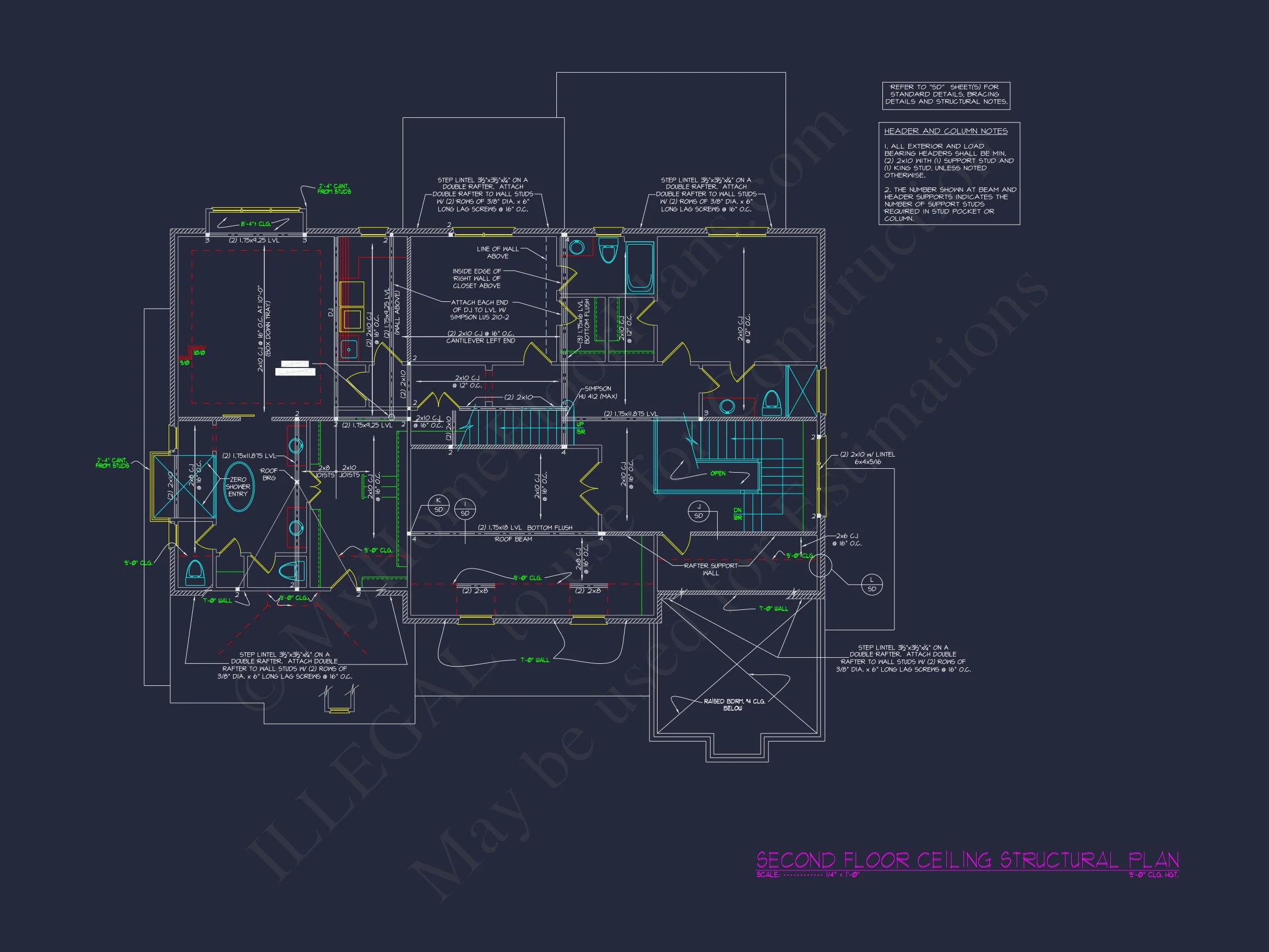 Elegant house Plan with Spacious Floor Design and CAD Blueprint