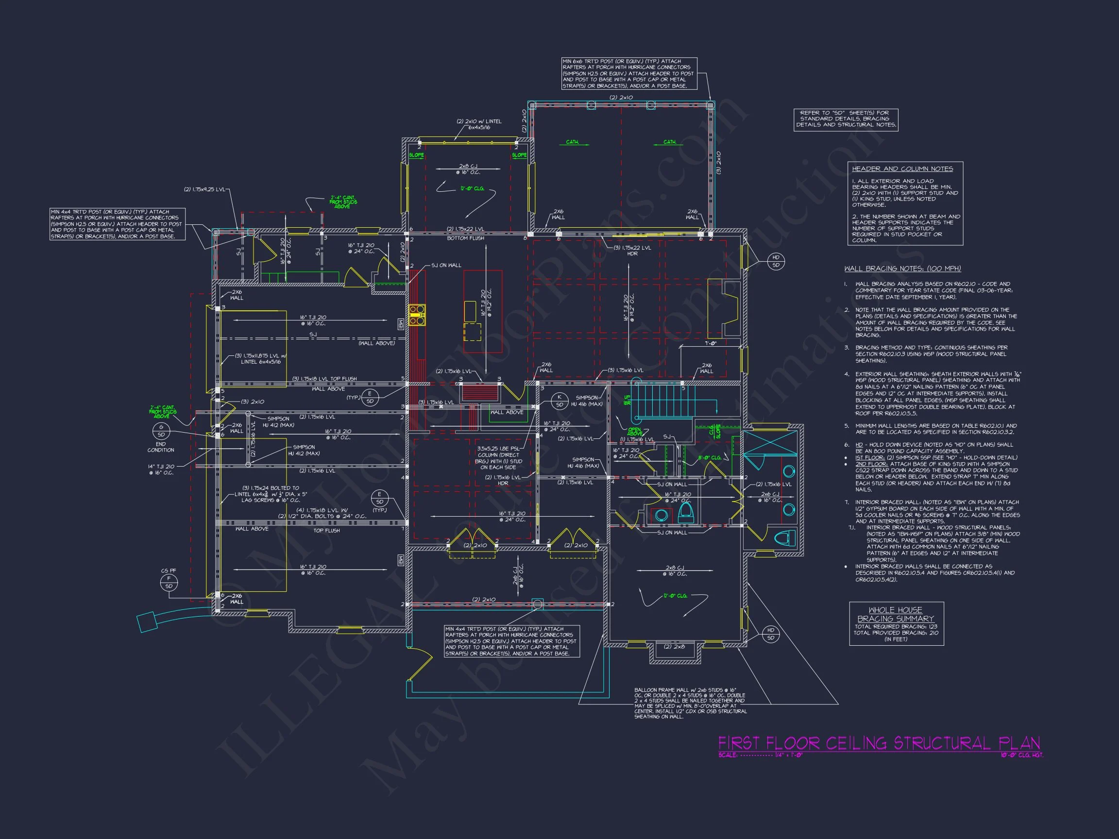 Elegant house Plan with Spacious Floor Design and CAD Blueprint