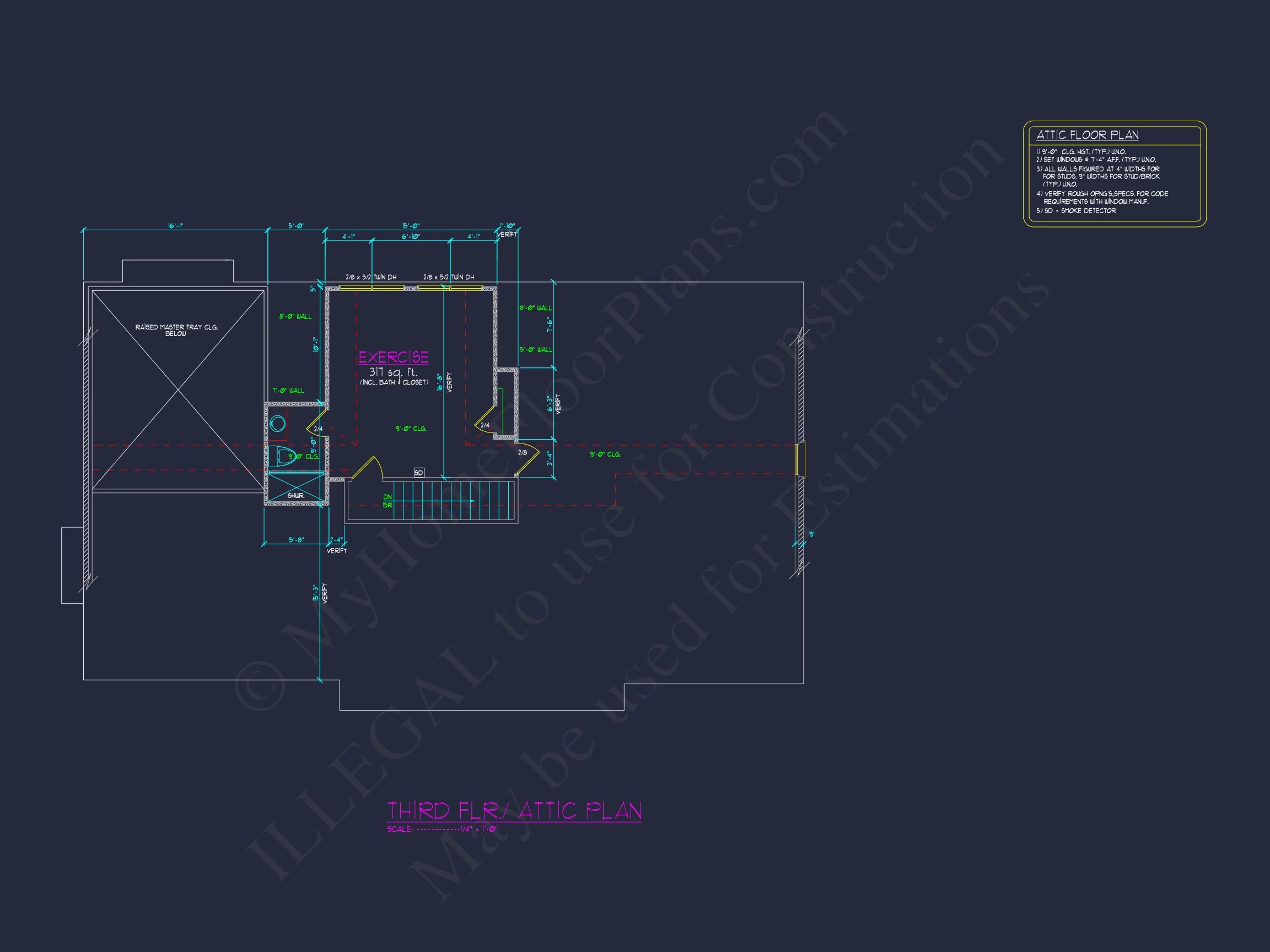 Elegant house Plan with Spacious Floor Design and CAD Blueprint
