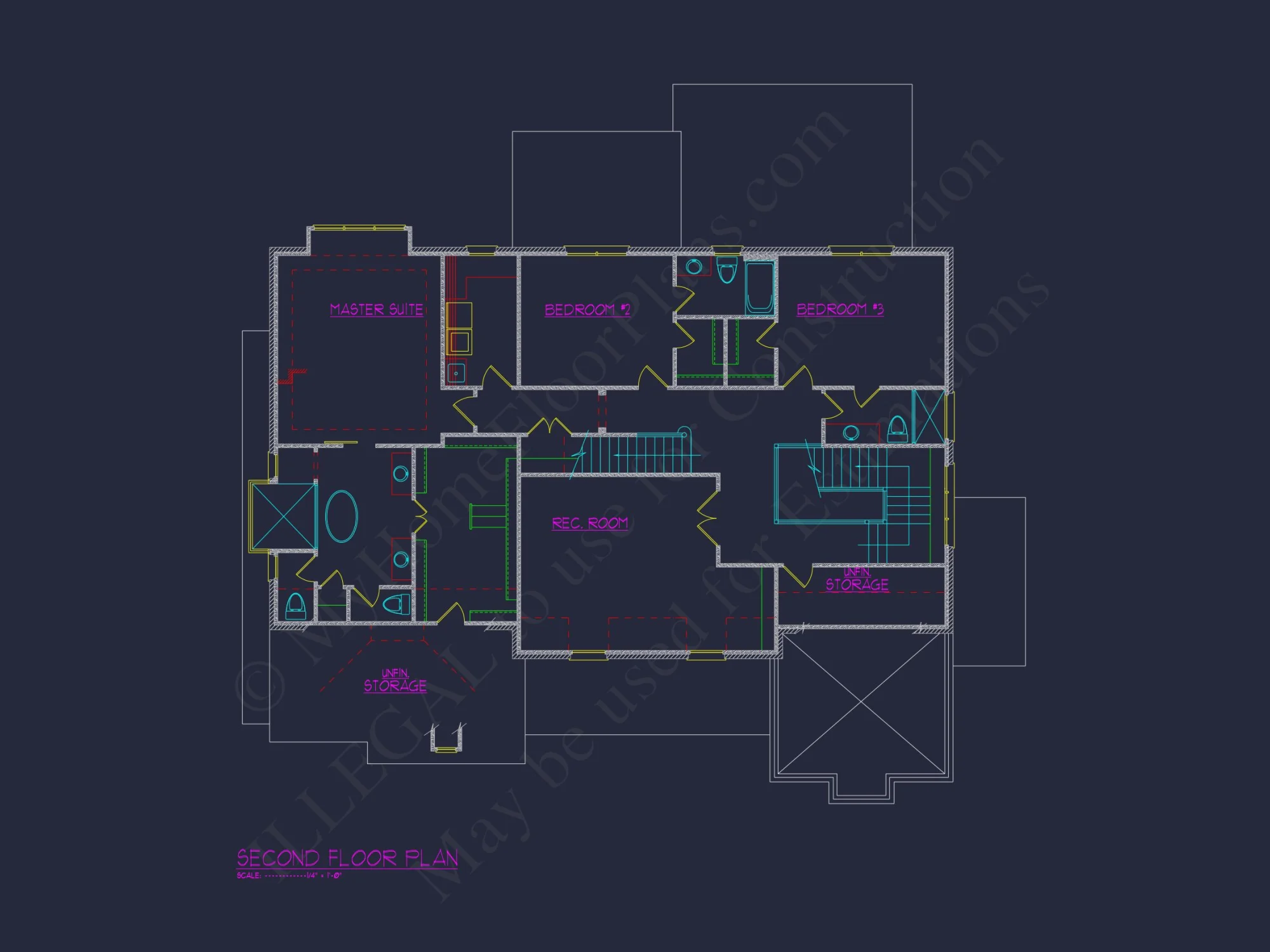 Elegant house Plan with Spacious Floor Design and CAD Blueprint